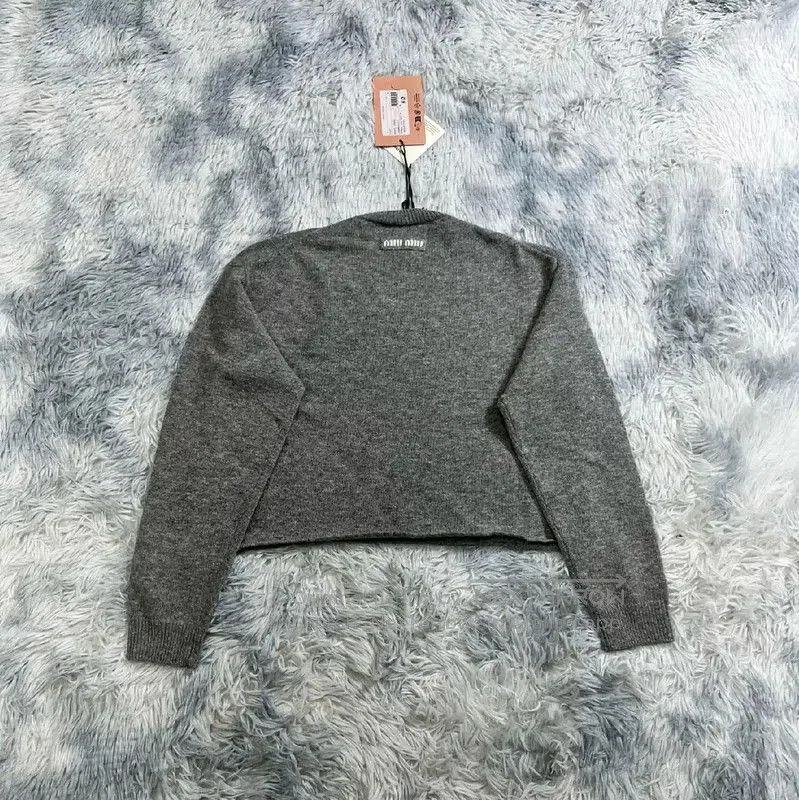 Miu Miu Gray Wool Men's Pullover Sweater .