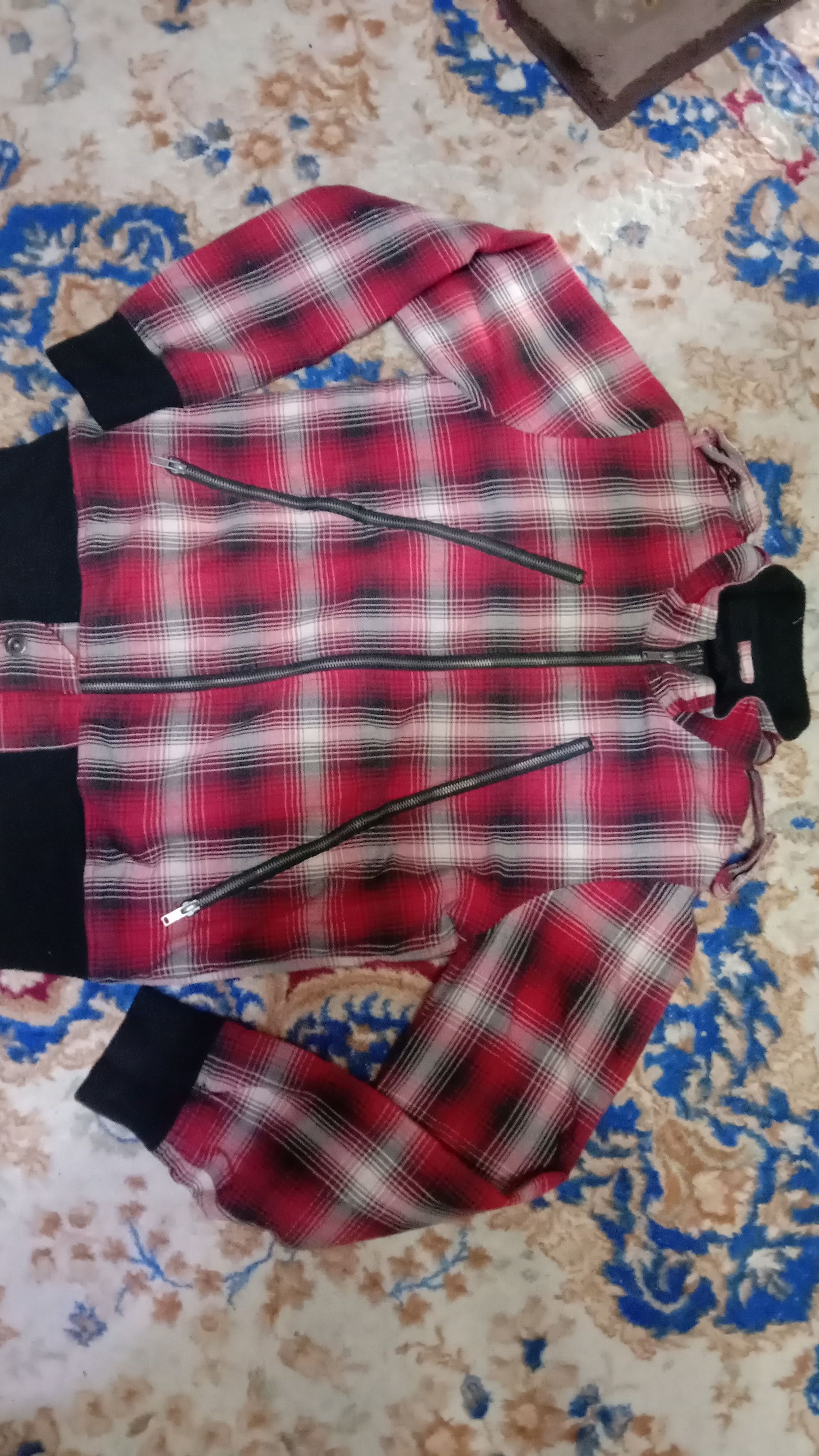Japanese Brand Japanese Punk Tartan Jacket SLIPPIN Size US M / EU 48-50 / 2 - 6 Thumbnail