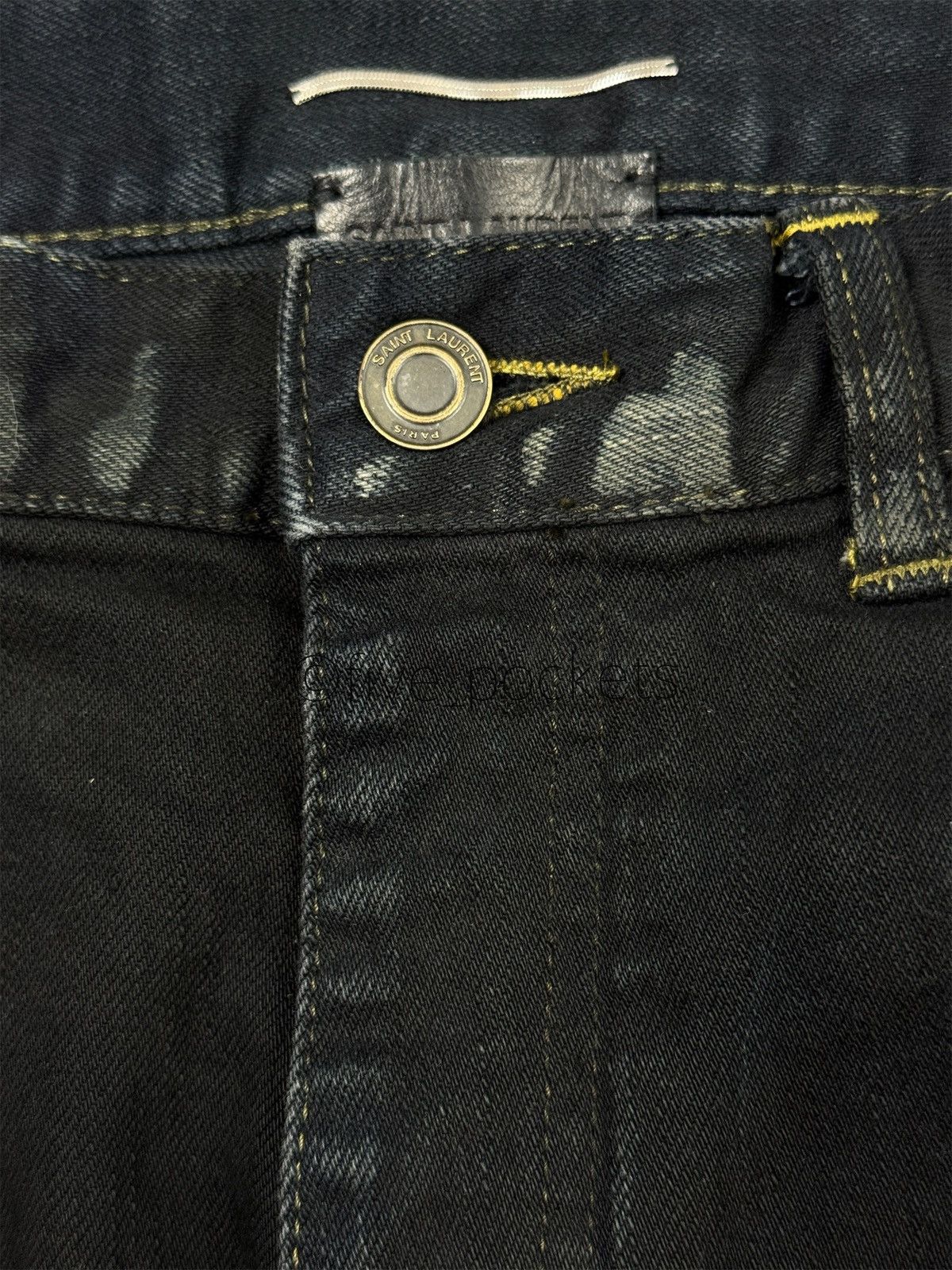Saint Laurent Paris F/W 2013 Saint Laurent Distressed Chain Denim Jeans Size US 32 / EU 48 - 7 Thumbnail