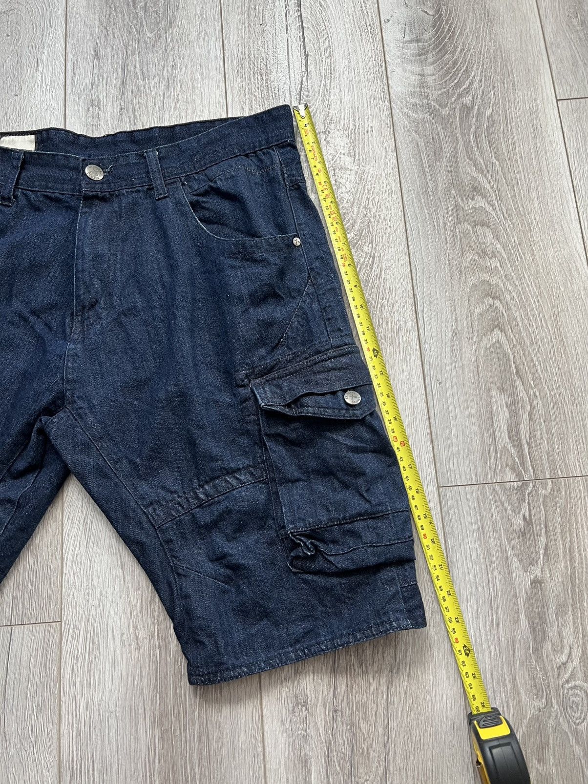 Criminal Damage Criminal Damage Cargo Denim Shorts Casual Blue Size 34 Size US 34 / EU 50 - 19 Thumbnail