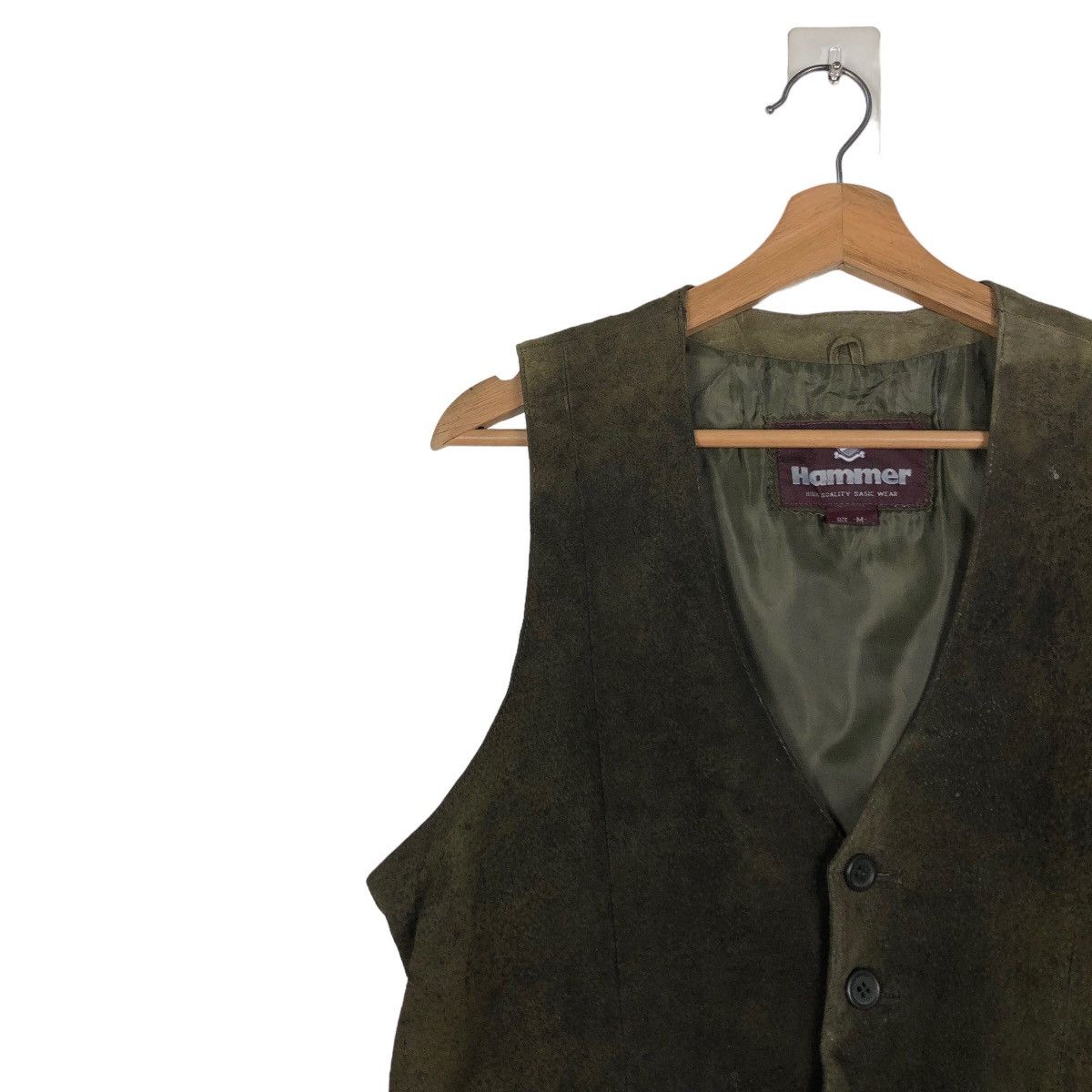 Genuine Leather 🔥Vintage Hammer Genuine Leather Utility Vest Waist Coats Size US M / EU 48-50 / 2 - 7 Thumbnail