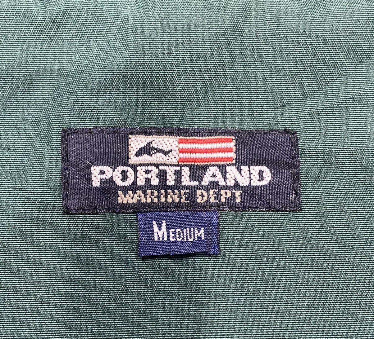 Vintage Vintage PORTLAND Marine Dept Hoodie Zipper Jacket Size US M / EU 48-50 / 2 - 16 Thumbnail