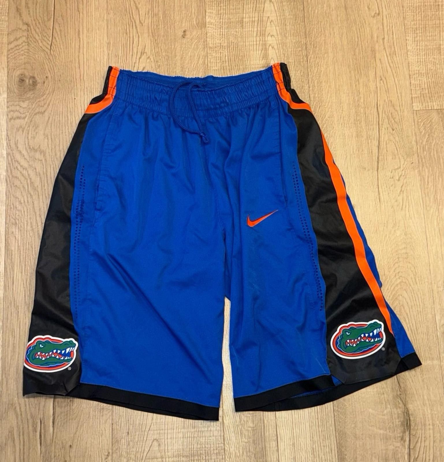 Nike Nike Team Issued UF Florida Gators Mens MD Hoop Shorts Size US 32 / EU 48 - 1 Thumbnail