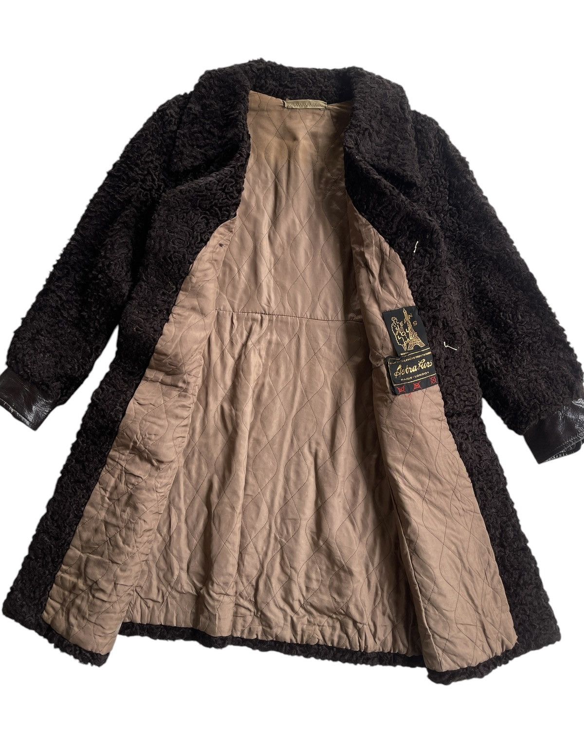 Vintage Vintage Jean Louis Paris Curly Astra Furs Coat Size S / US 4 / IT 40 - 8 Thumbnail