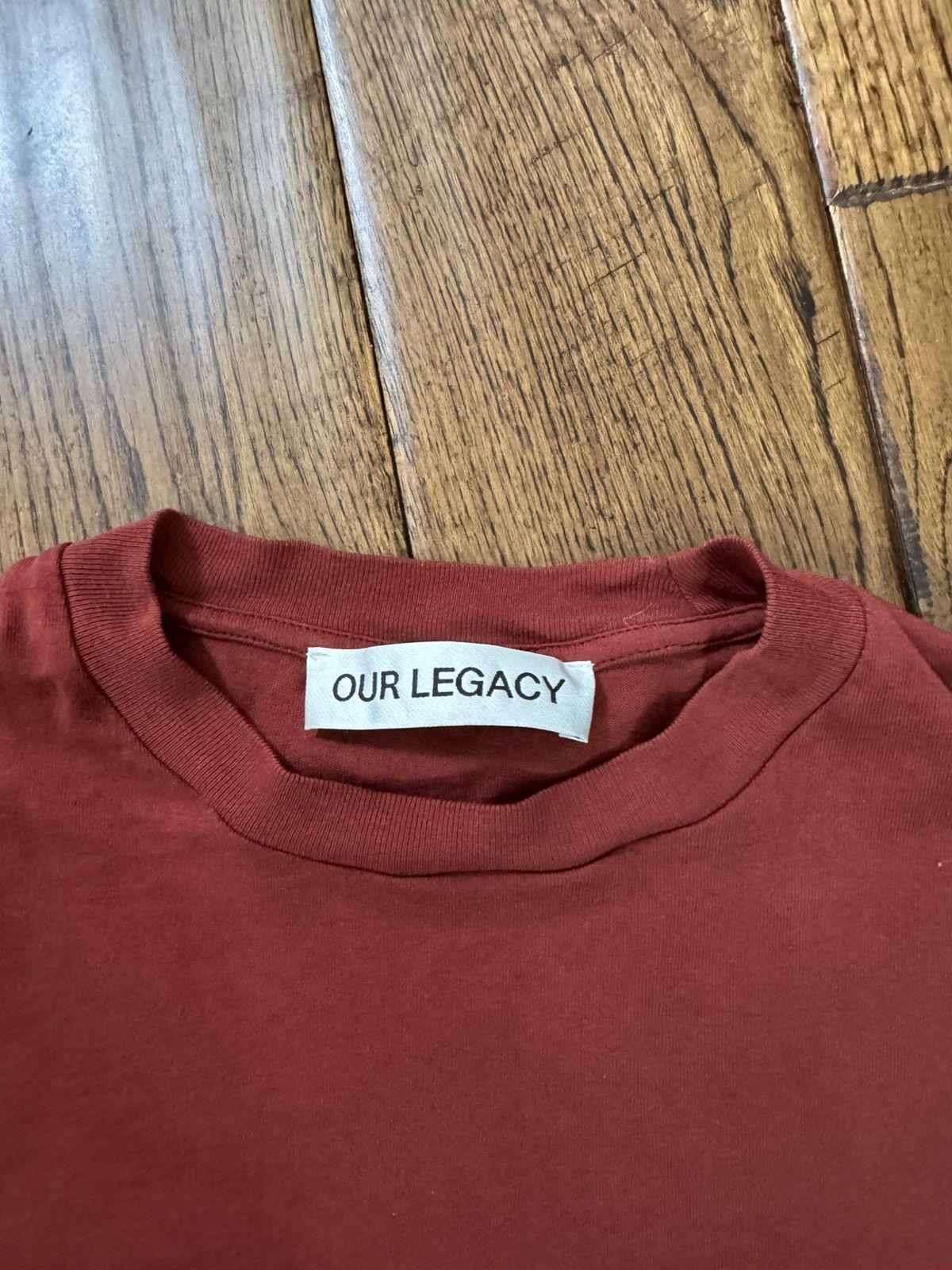 Our Legacy Our Legacy Box Tee Burnt Brick Red Size 46 Size US S / EU 44-46 / 1 - 2 Thumbnail