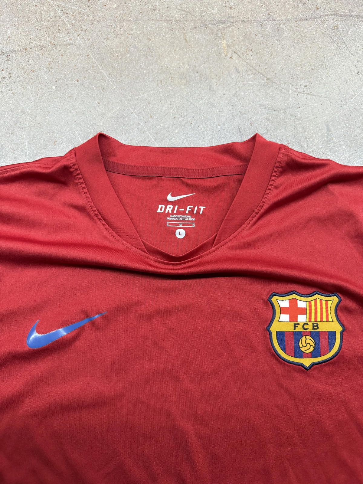 Nike 2010-11 Nike DRIFIT FC Barcelona Training Jersey Shirt Large Size US L / EU 52-54 / 3 - 4 Thumbnail