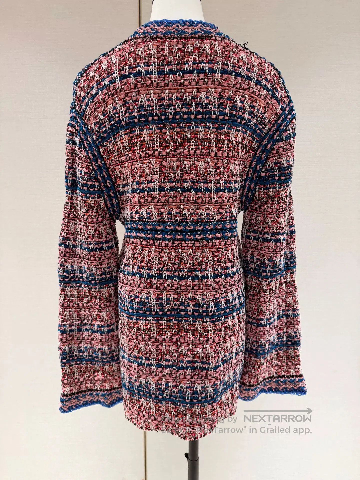 Chanel Chanel Runway Pink Blue Cardigan Size 38. Size US M / EU 48-50 / 2 - 2 Thumbnail