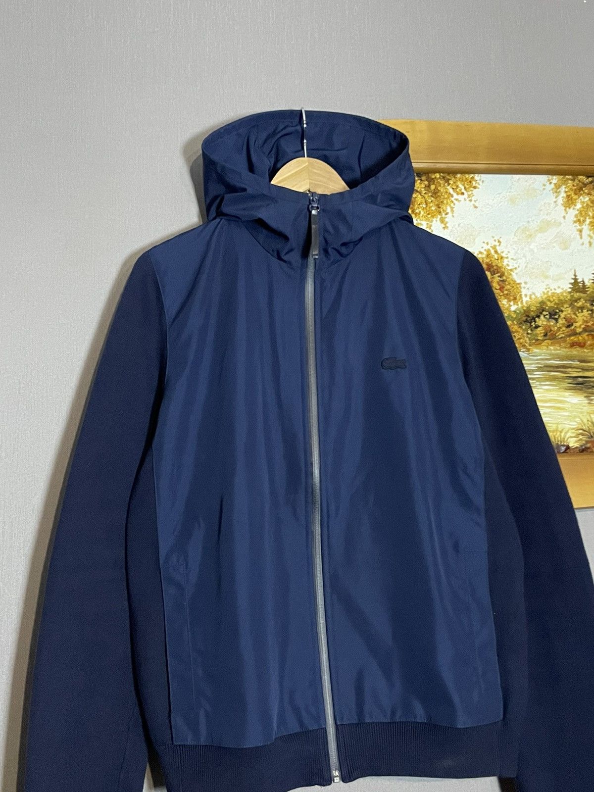 Lacoste Lacoste Nylon Light Hoodie Jacket Navy Zip Up RRP 280$ Size US M / EU 48-50 / 2 - 3 Thumbnail