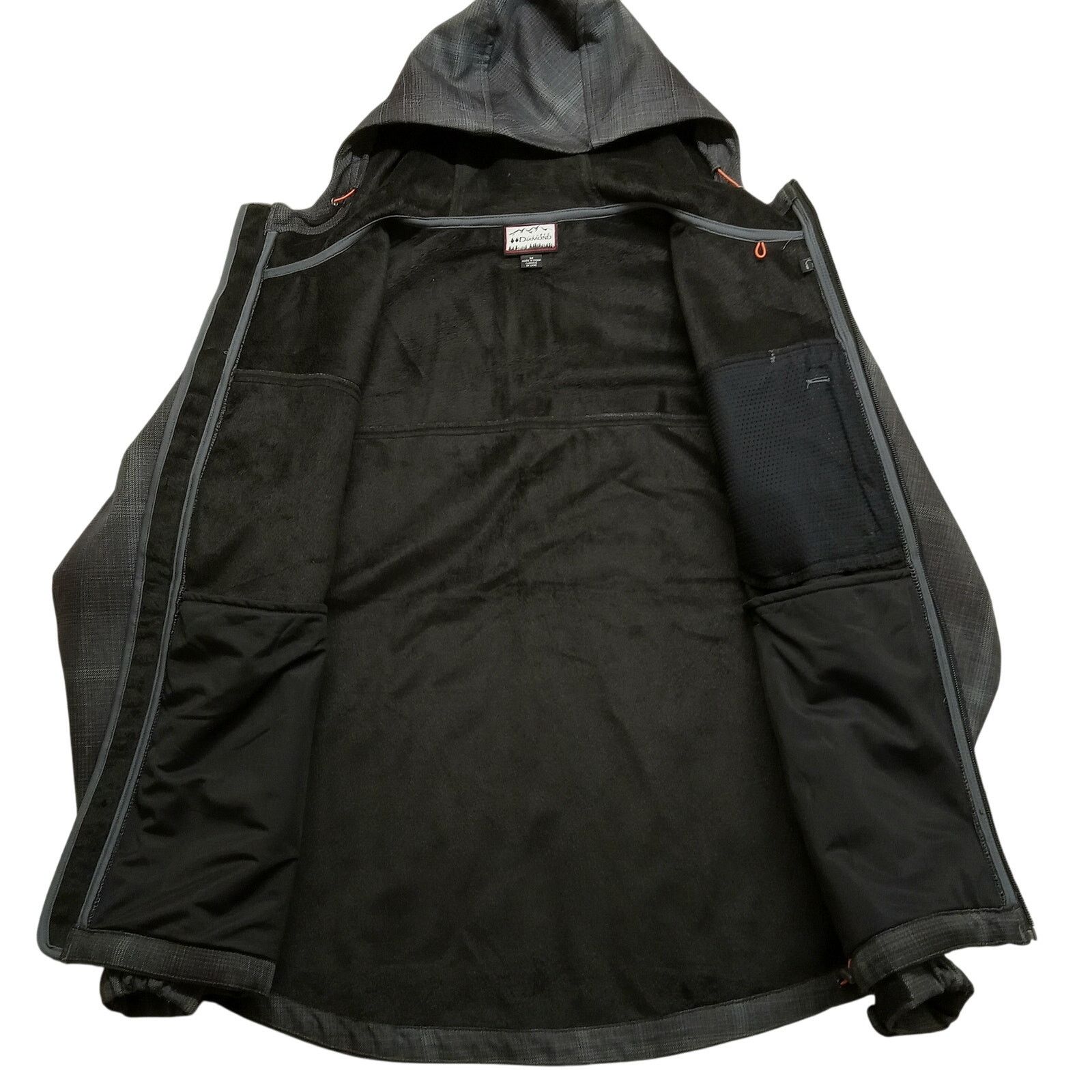 & Other Stories Double Diamond Hooded Jacket M Men's Fur Lined Grey Size US M / EU 48-50 / 2 - 2 Thumbnail
