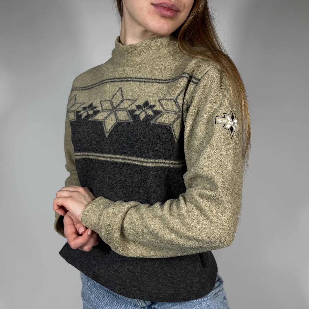 O'Neill Vintage 90s Oneill Retro Fleece Aztec Logo Surf Board Style Size M / US 6-8 / IT 42-44 - 1 Thumbnail
