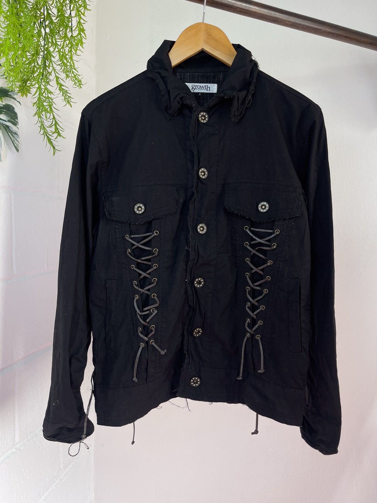 If Six Was Nine In The Attic Distressed Jacket A7 Size US M / EU 48-50 / 2 - 6 Thumbnail