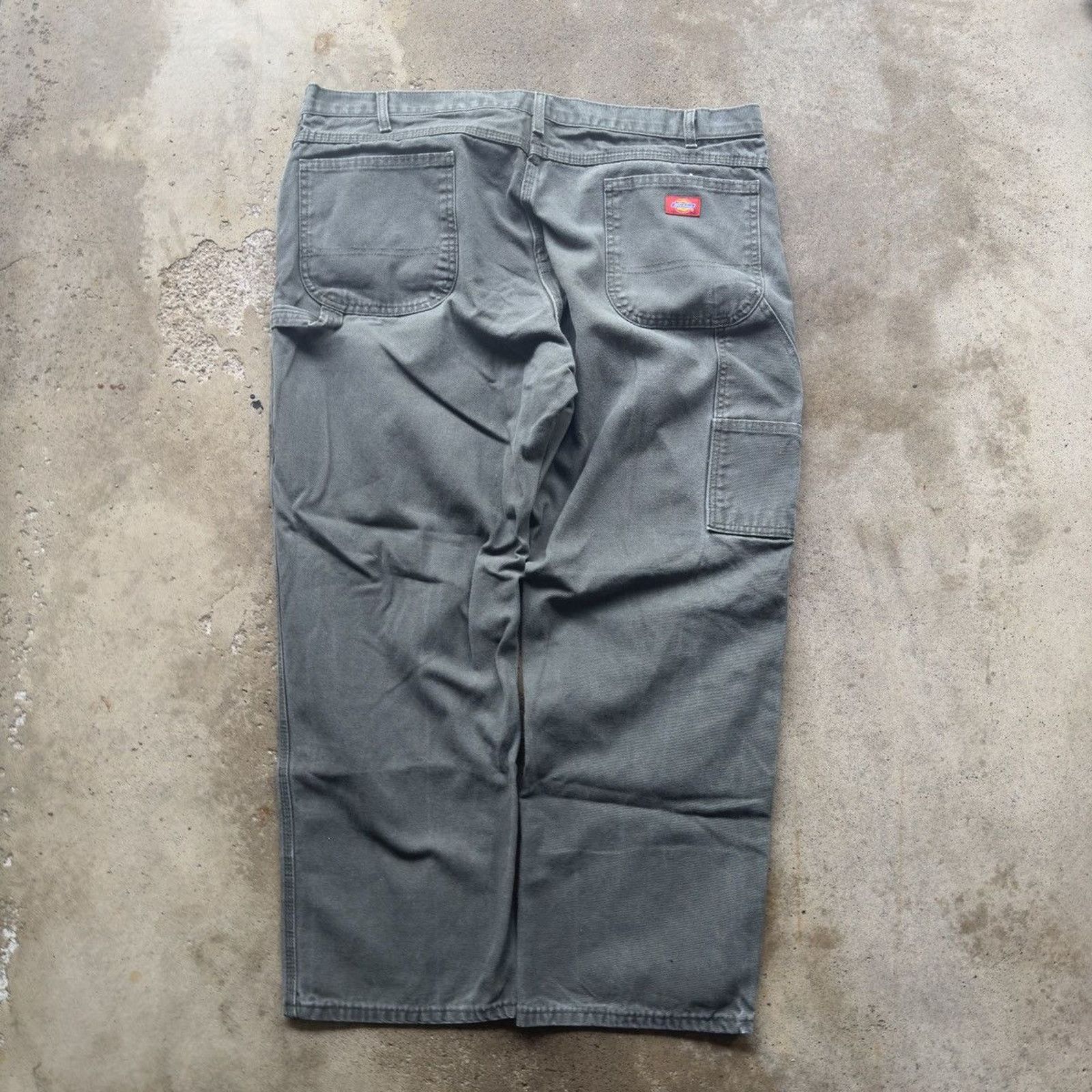 Dickies Vintage Dickies Baggy Green Canvas Carpenter Pants 42x30 Size US 42 / EU 58 - 1 Thumbnail