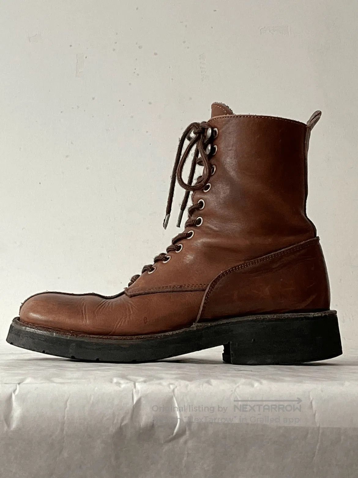 Yohji Yamamoto Sz 42 Yohji Yamamoto Joint Leather Combat Boots. Size US 9 / EU 42 - 3 Thumbnail