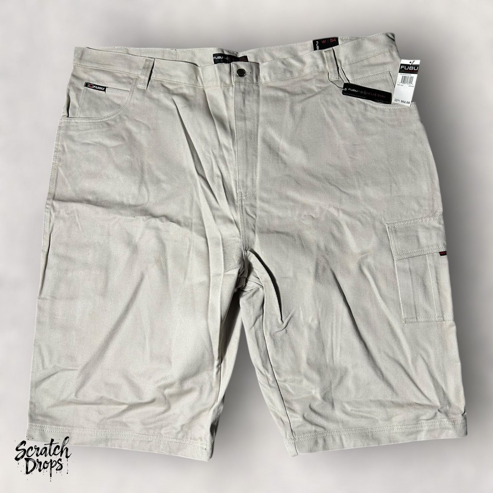 Fubu Fubu Men's Cargo Shorts Waist 54 Beige NWT VTG Tall Size Y2K Size US 38 / EU 54 - 3 Thumbnail