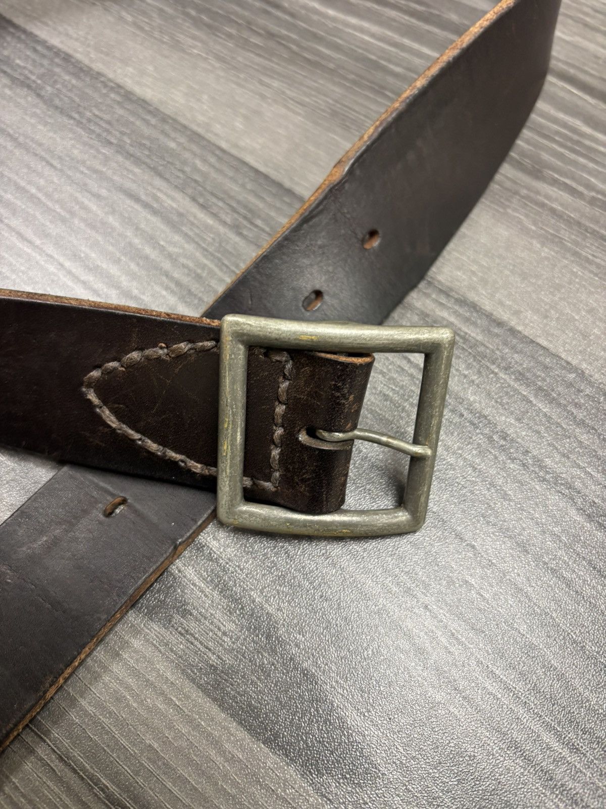 Visvim Visvim Man’s YOGI Brown 40mm Width Leather Belt Size 34 Size 34 - 2 Thumbnail