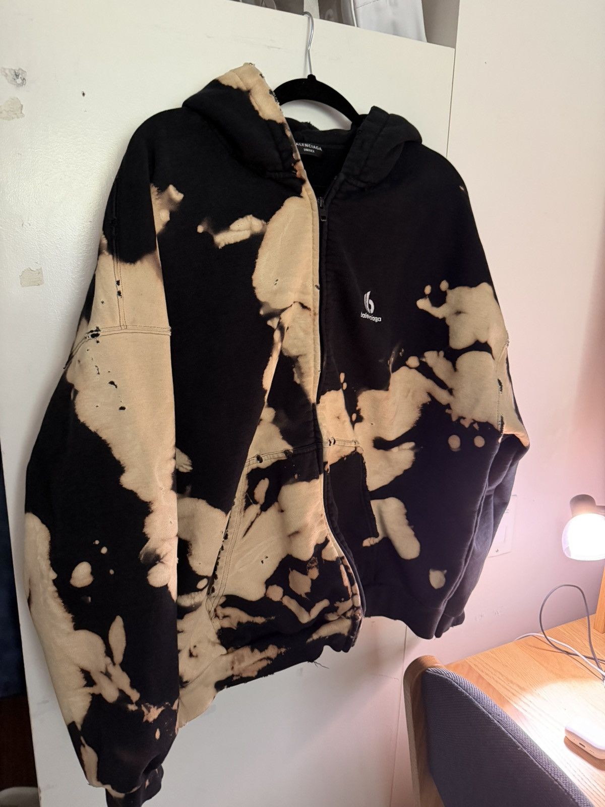 Balenciaga TikTok Logo Hoodie (bleached)