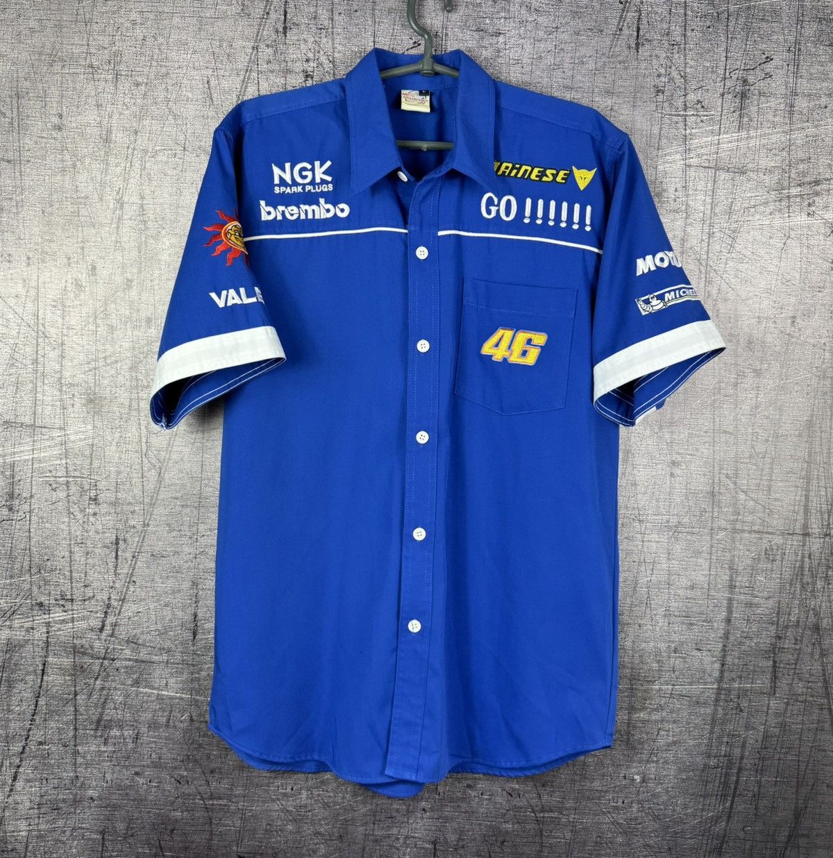 Other VINTAGE YAMAHA GRAND PRIX VALE 46 VALENTINO ROSSI SHIRT Size US L / EU 52-54 / 3 - 5 Thumbnail