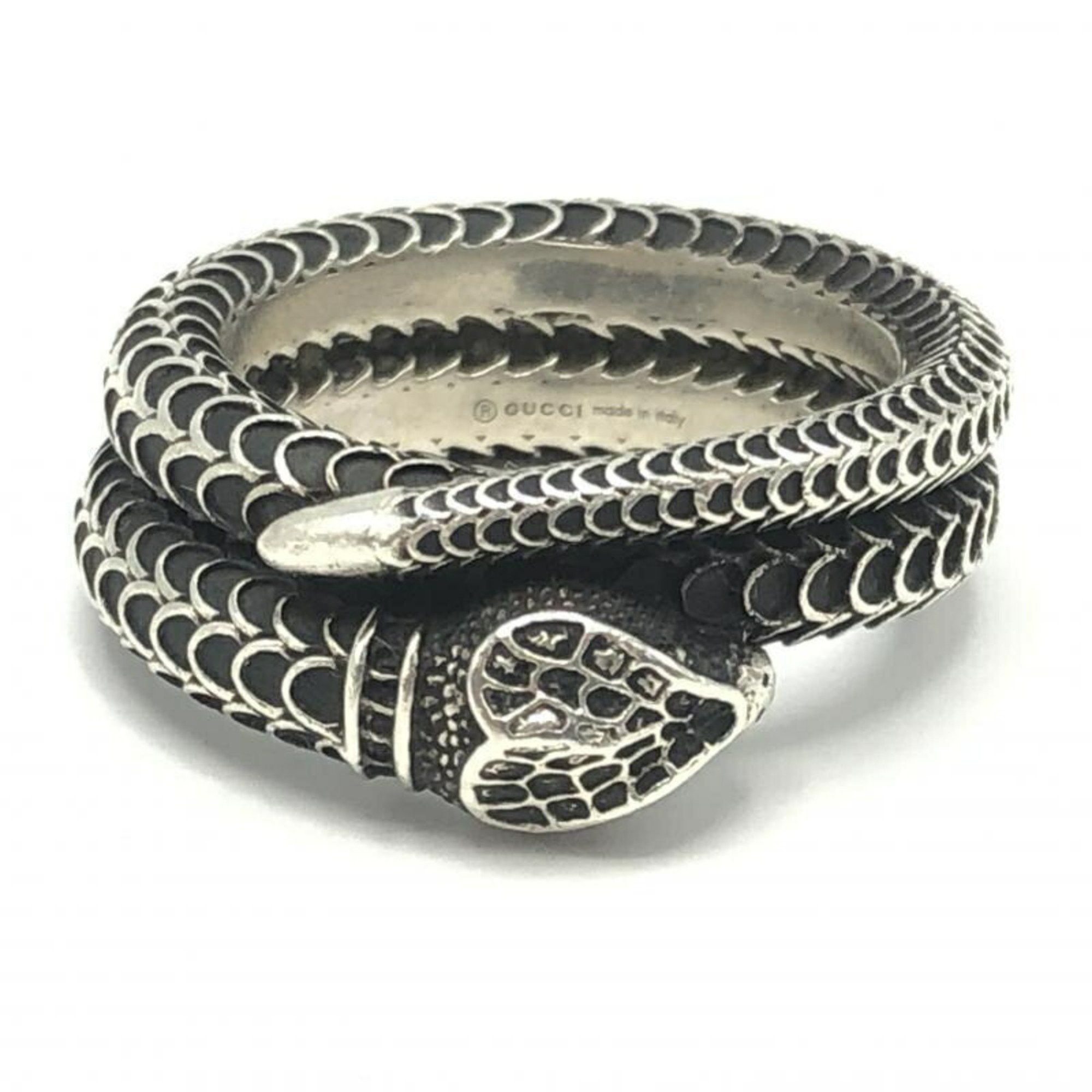 GUCCI Garden Snake Ring 24 Silver Gucci Ag925 - Jewelry