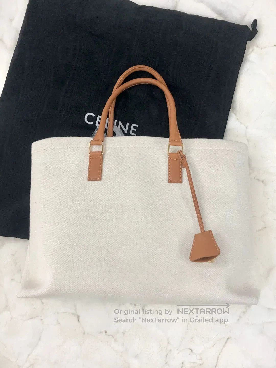 Celine Celine 20AW Canvas Tote Bag. Size ONE SIZE - 2 Thumbnail