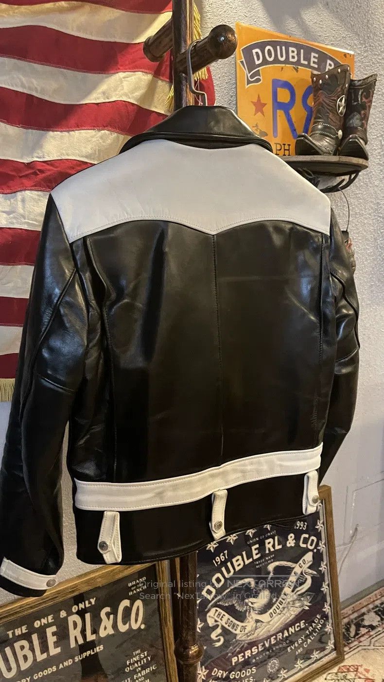 Schott Schott Horseskin D bag cable-stayed motorcycle jacket Size US XXS / EU 40 - 5 Thumbnail