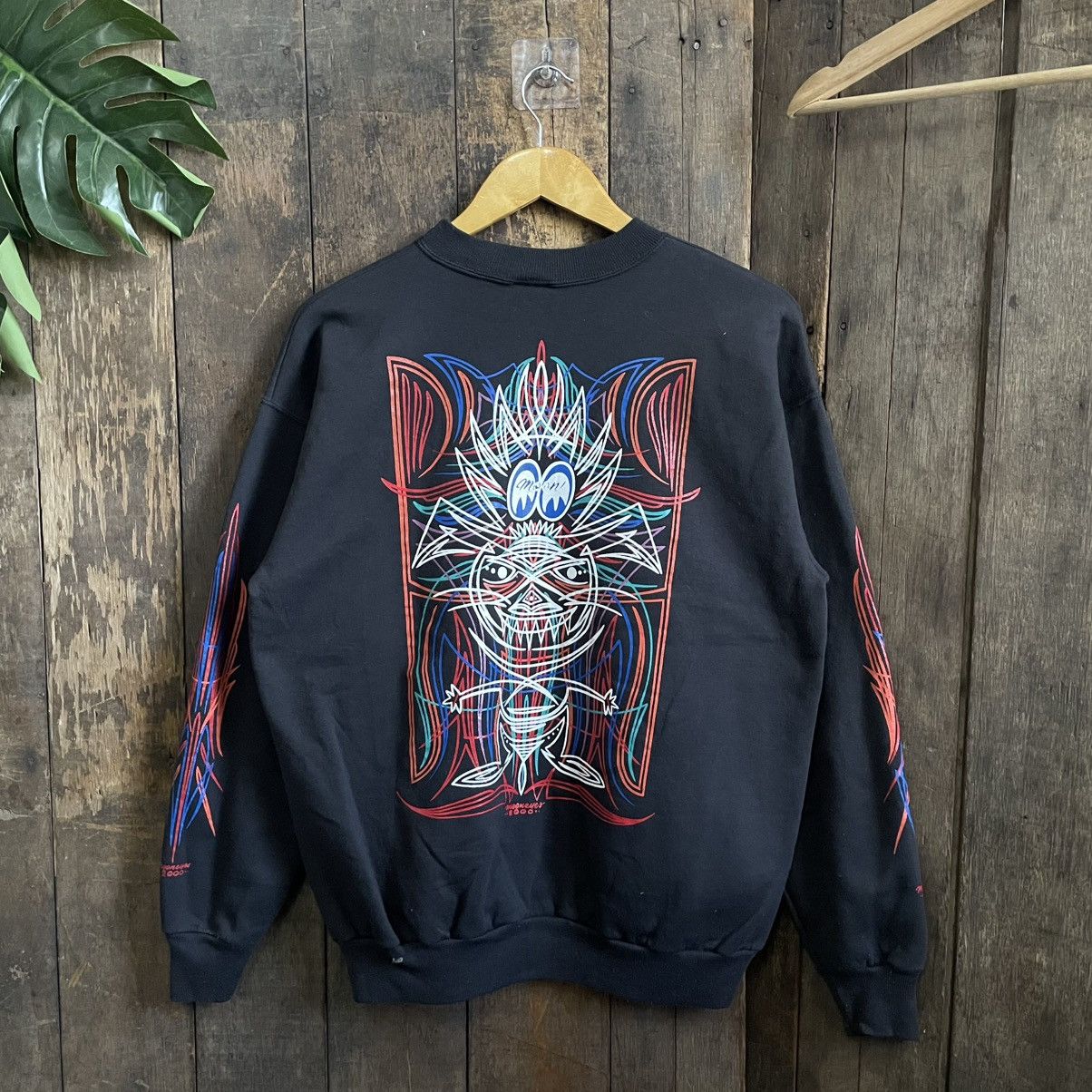 Hanes × Vintage Vintage Moon Eyes Crewneck Size US M / EU 48-50 / 2 - 1 Thumbnail