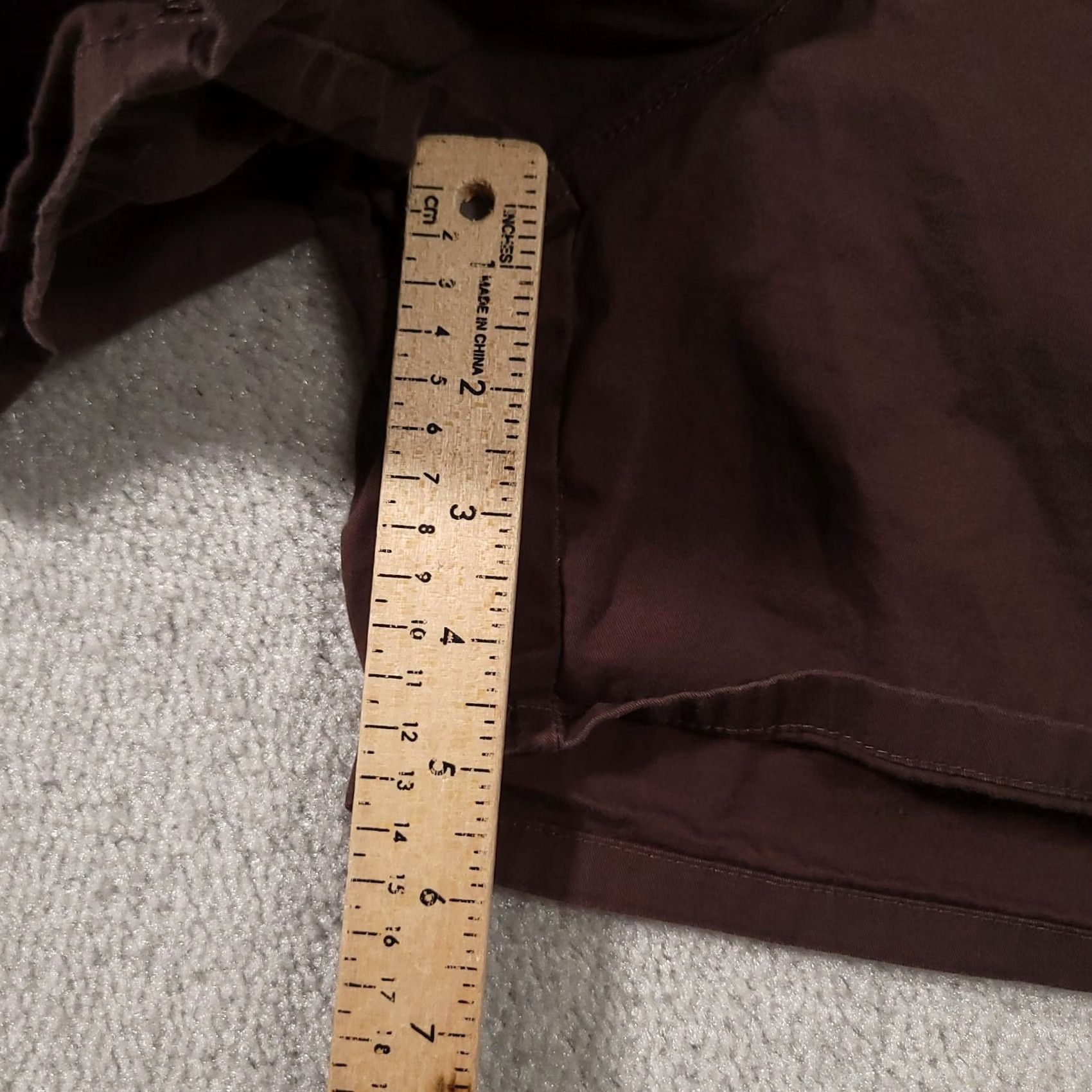 Gloria Vanderbilt Gloria Vanderbilt Cargo Shorts Womens 10 Brown Stretch Cargo Shorts Womens 10 Brown Stretch Size 32" / US 10 / IT 46 - 5 Thumbnail
