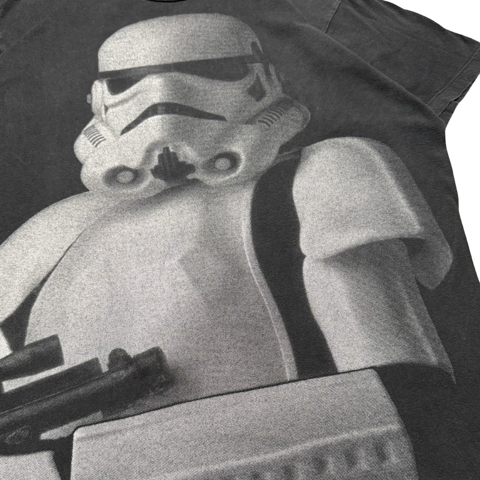 Star Wars Star Wars Storm Trooper Faded Black Big Face T Shirt Men's M Size US M / EU 48-50 / 2 - 2 Thumbnail