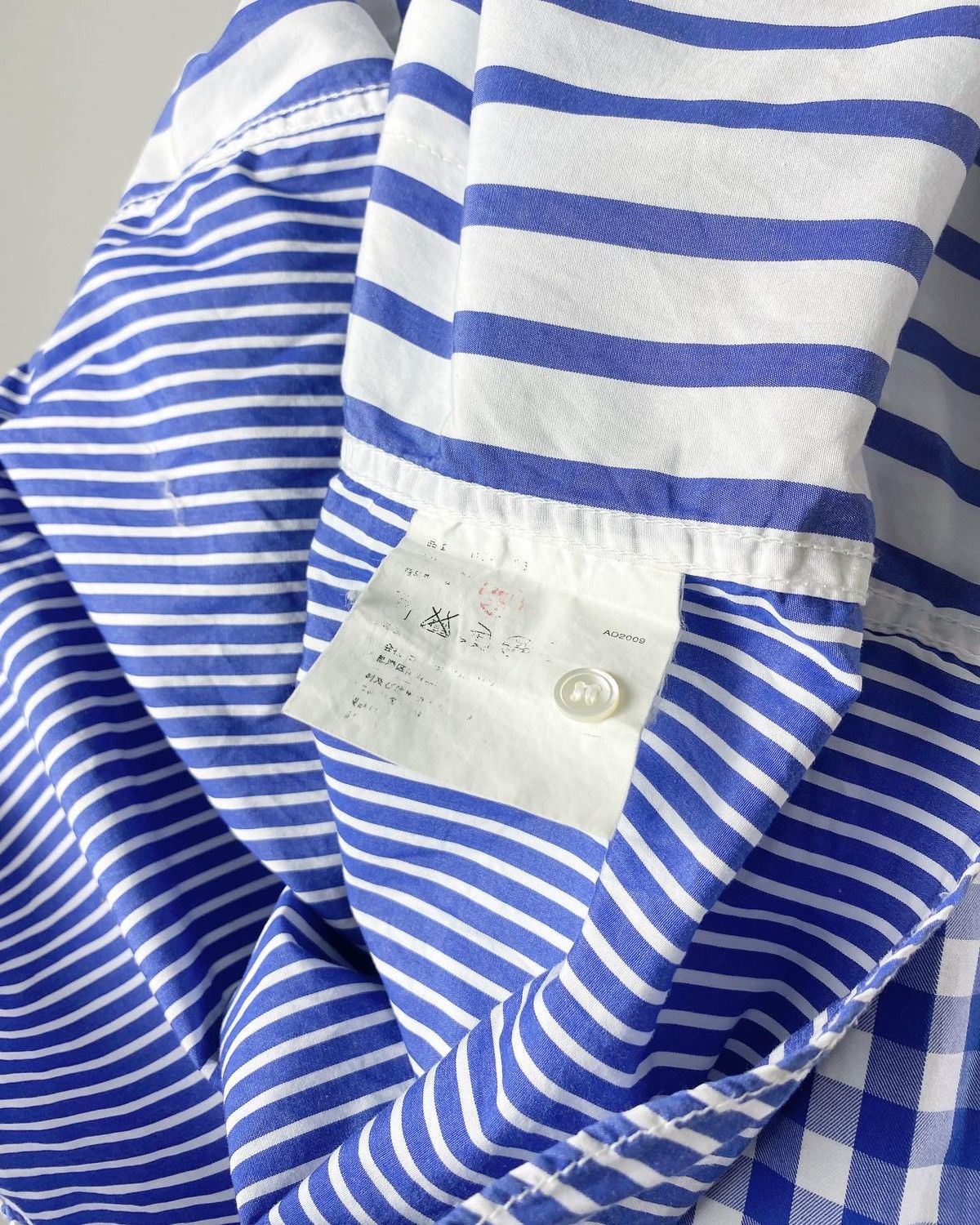 Blue Stripped/Checkered shirt