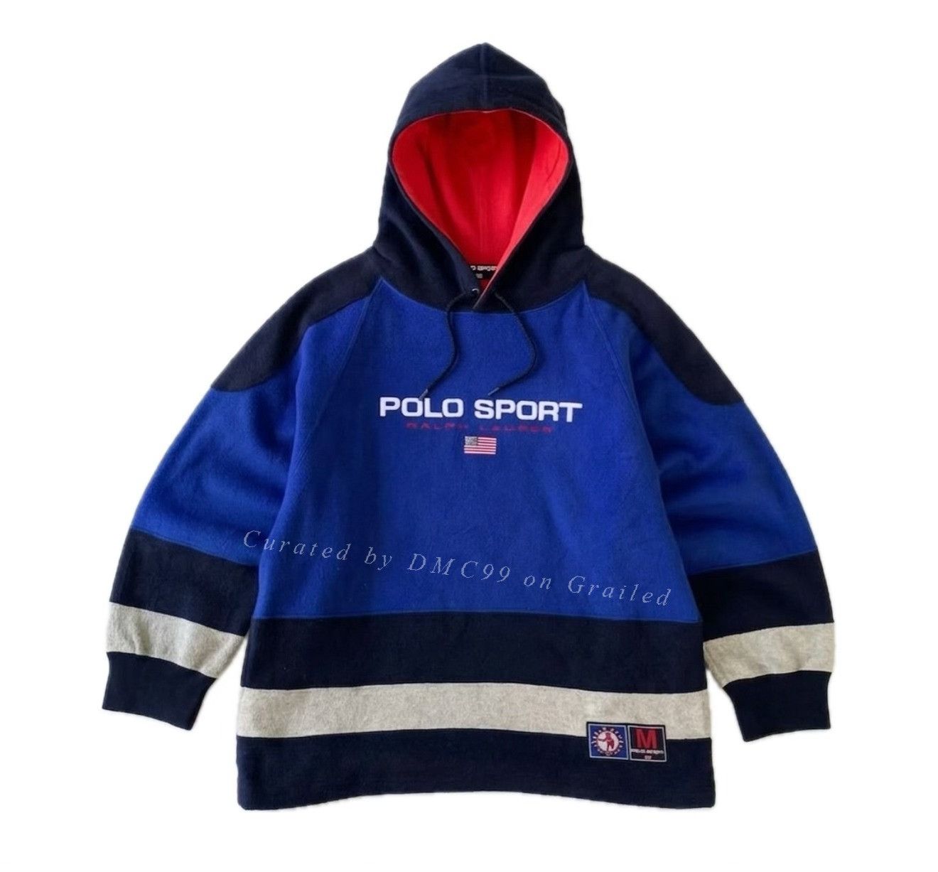 Vintage Vintage 1990s Polo Sport Hoodie Size US M / EU 48-50 / 2 - 1 Thumbnail