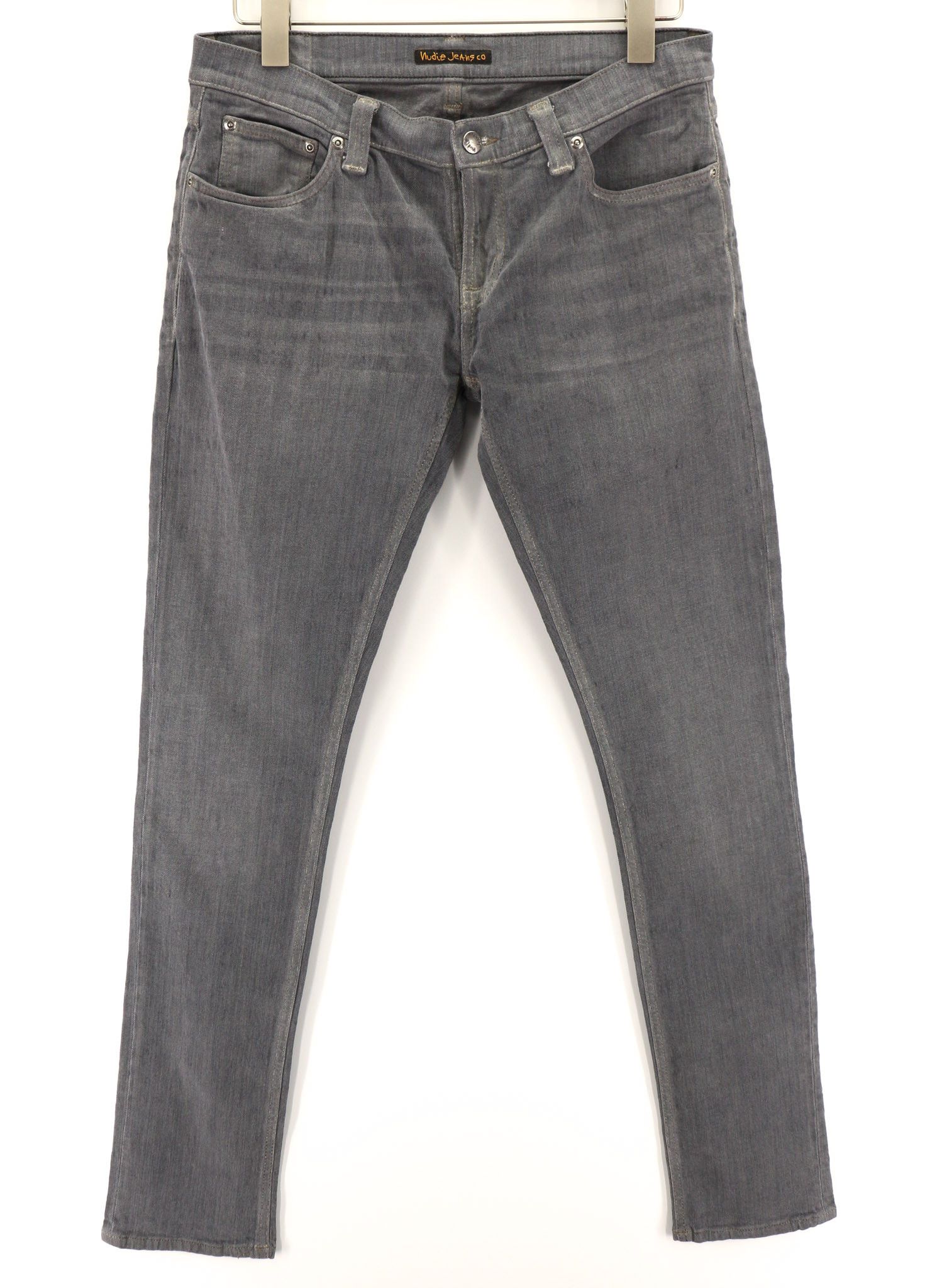 Nudie Jeans TIGHT LONG JOHN W31/L34 Organic Charcoal Jeans 80711 Size US 31 - 1 Thumbnail