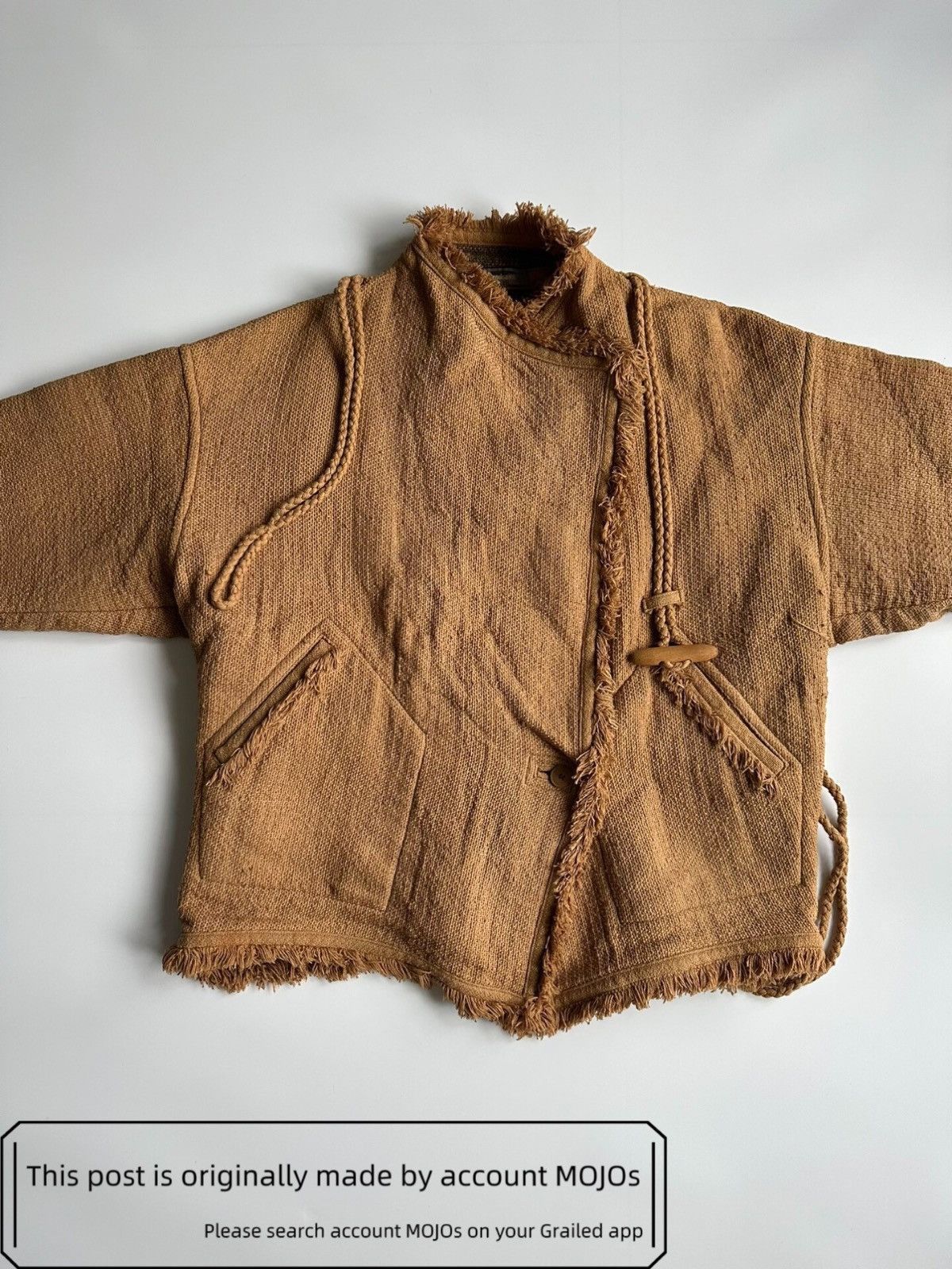 Issey Miyake Sz 9 Issey Miyake 90s Woven Light Brown Work Jacket mojos001 Size US L / EU 52-54 / 3 - 2 Thumbnail