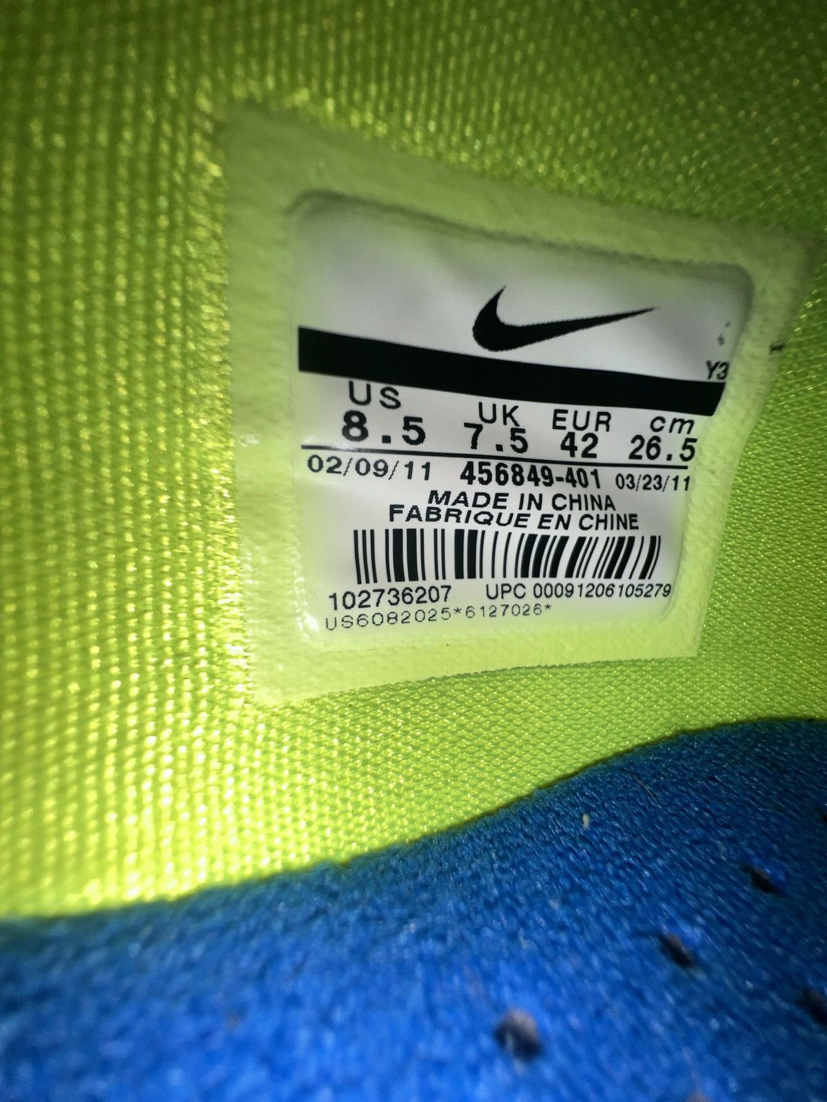 Nike 2011 Nike LeBron 8 v2 Low - Sprite - Size 8.5 Size US 8.5 / EU 41-42 - 8 Thumbnail