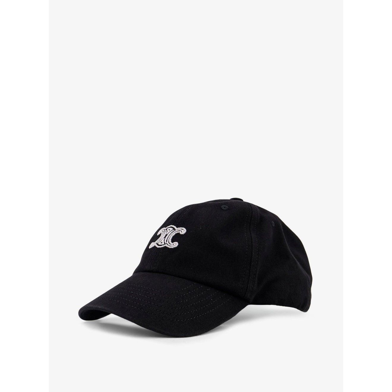 Celine CELINE $590 Vivienne Black Baseball Cap New & Authentic (Men Size ONE SIZE - 2 Thumbnail