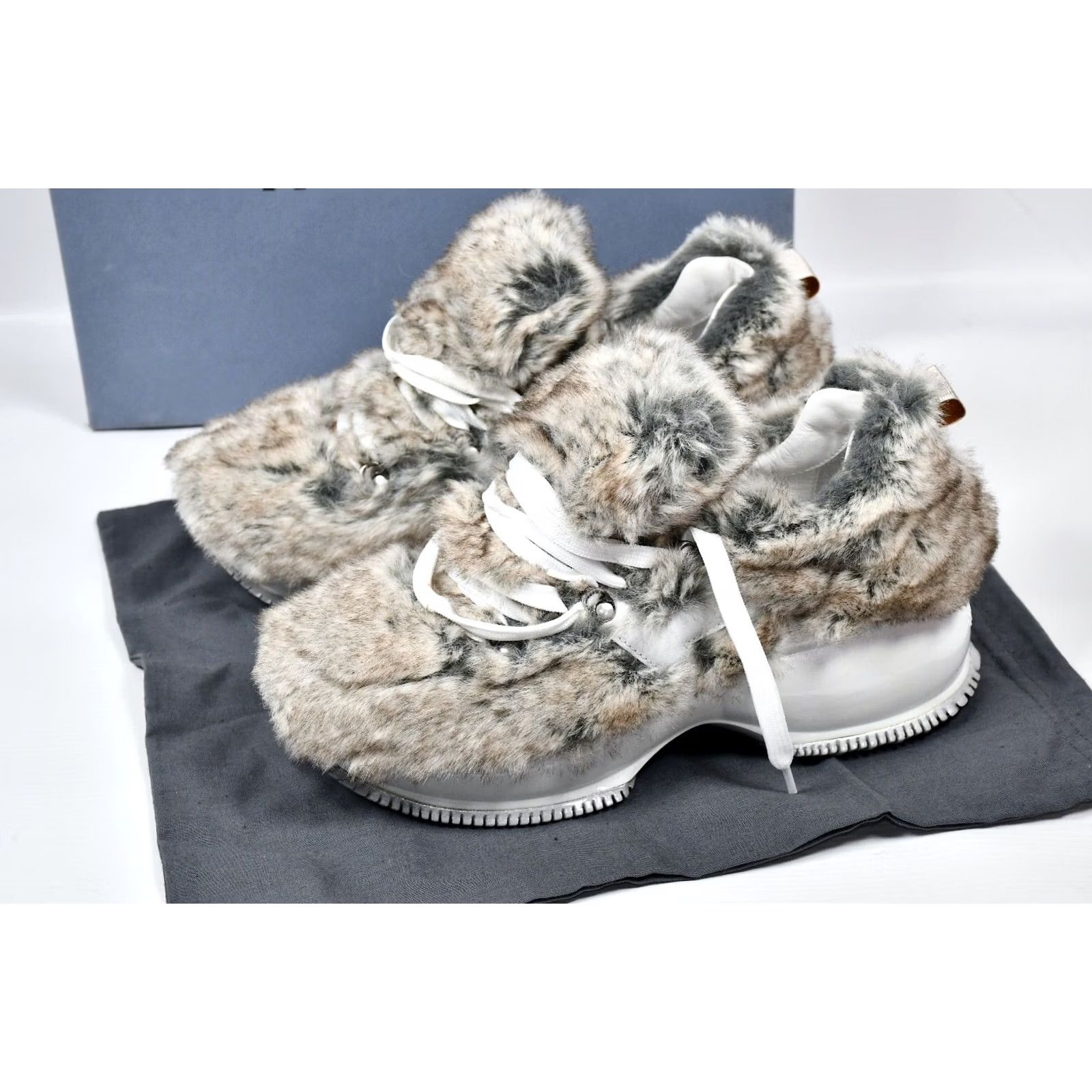 Hogan HOGAN MAXI I ACTIVE SNEAKERS WOMEN'S US 8.5 / 38.5 - NEW WITH BOX, MULTICOLOR, FAUX FUR, LEATHER, FALL SPRING SUMMER WINTER, ITALY, WOMEN Size US 6 / IT 36 - 2 Thumbnail