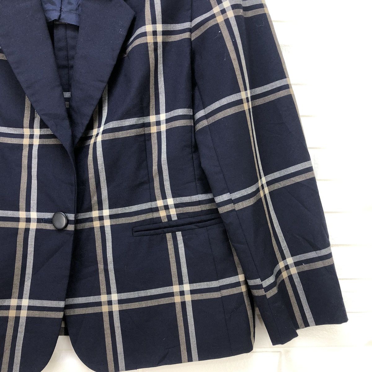 Aquascutum × Designer Aquascutum Tartan Blazer Jacket Size M / US 6-8 / IT 42-44 - 4 Thumbnail