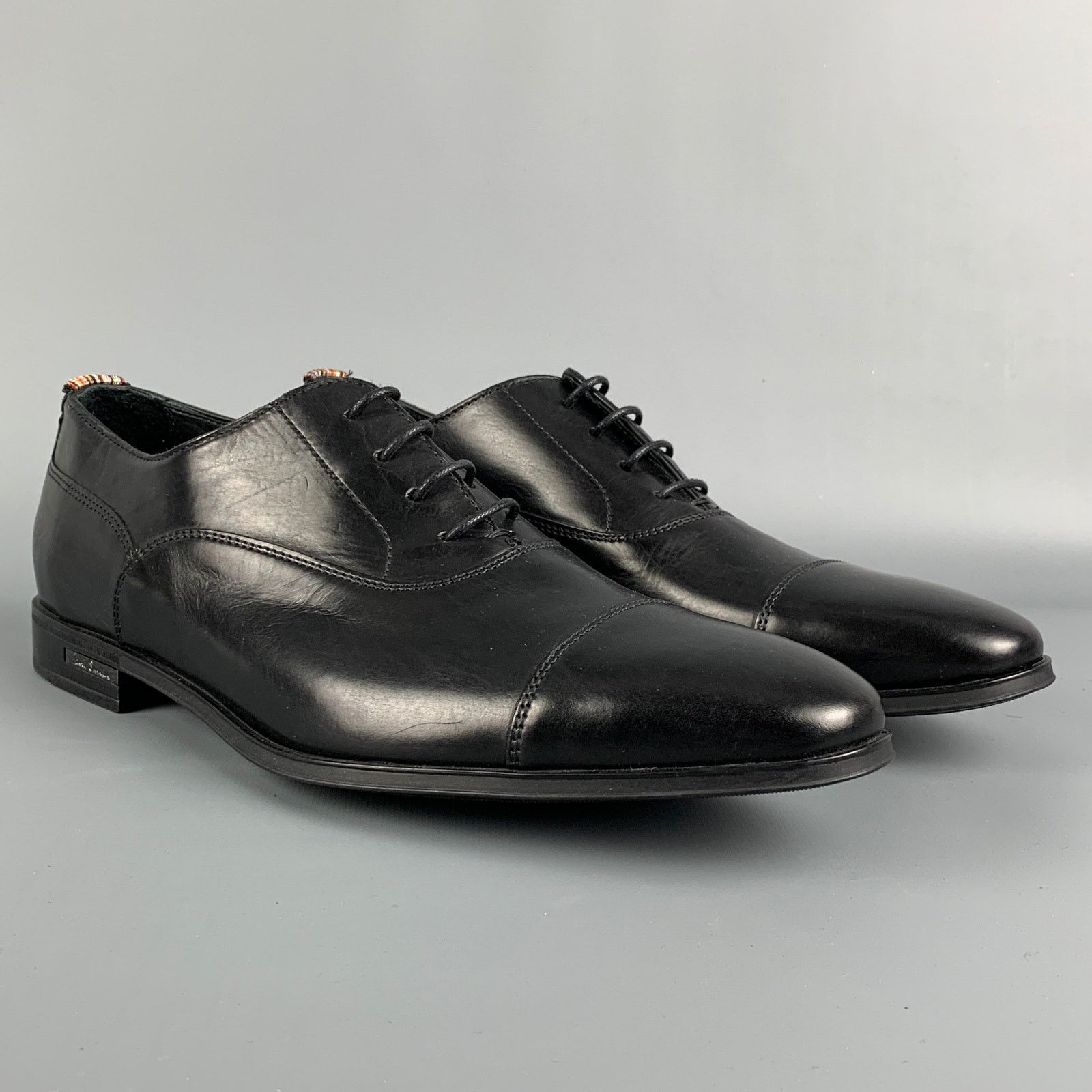 Paul Smith PAUL SMITH Size 8 Black Leather Lace Up Shoes Size US 8 / EU 41 - 2 Thumbnail