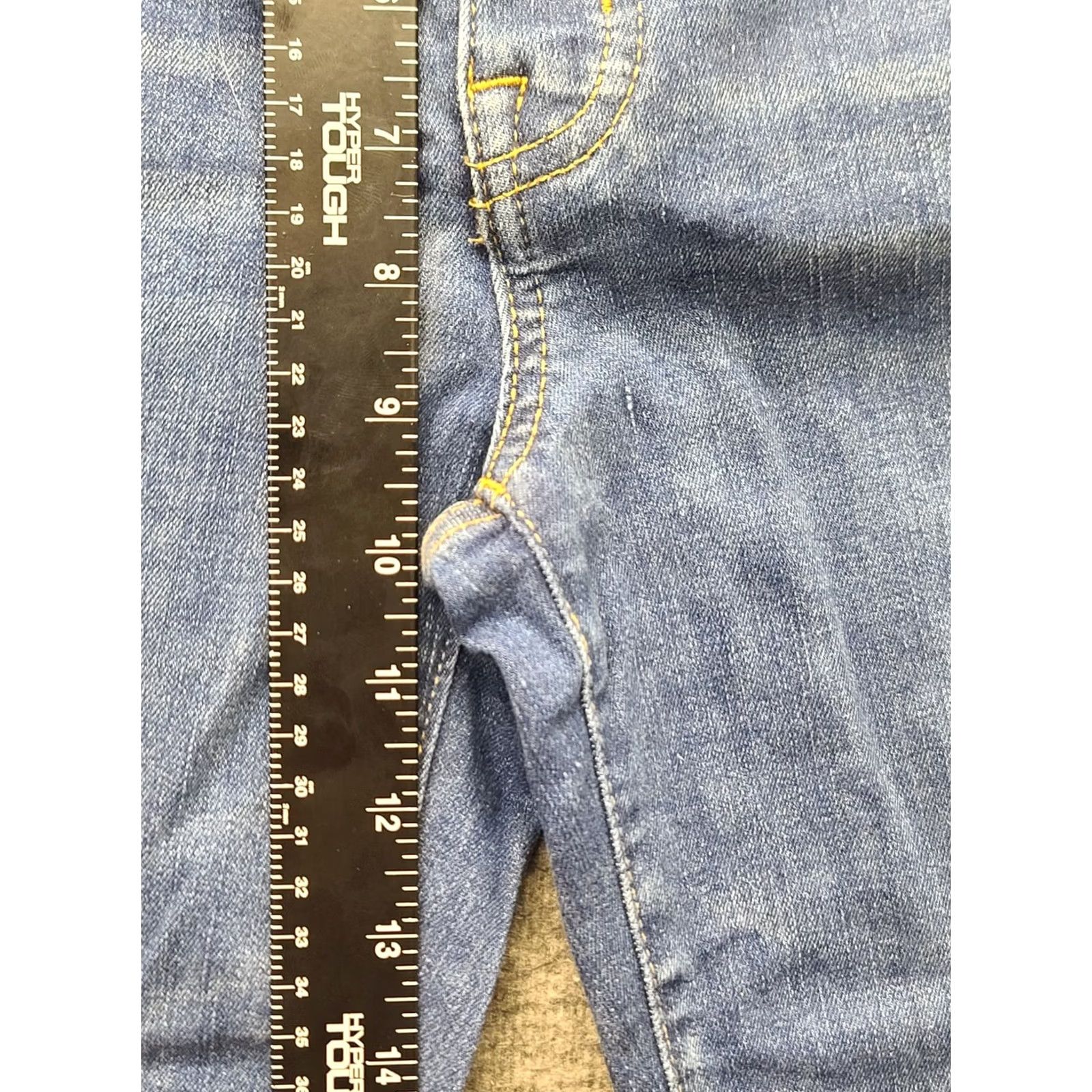 Madewell Madewell Jeans Women’s Size 27 Slim Mid Rise Distressed Stretch 5-Pocket Denim Blue Jeans Women 30in Inseam Size 27" / US 4 / IT 40 - 7 Thumbnail