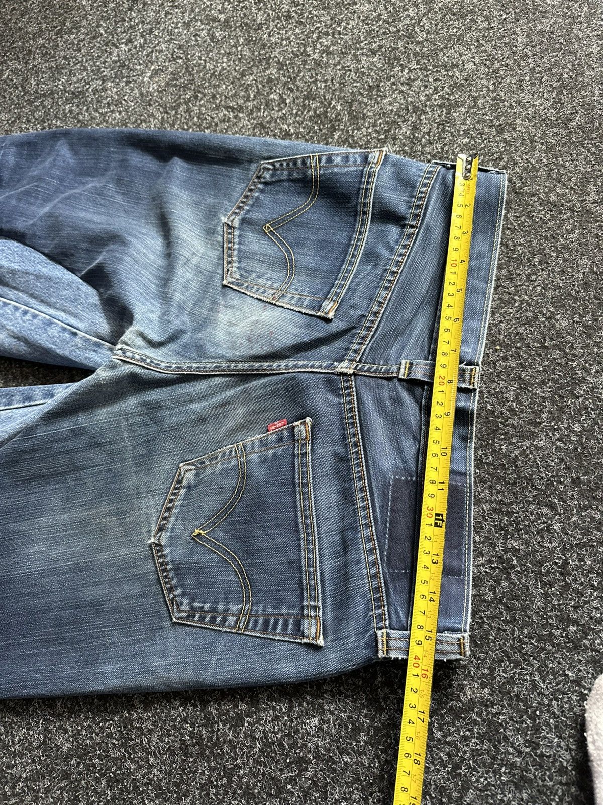 If Six Was Nine × Levi's 🚨GRAIL CUSTOM DENIM JEANS 2in1 ULTRA BAGGY Y2K JAPANESE STYL Size US 32 / EU 48 - 16 Thumbnail