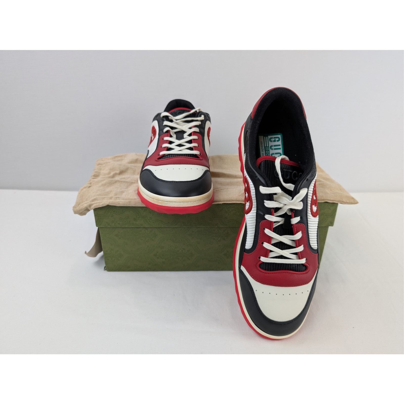 Gucci o1rshd1 Dali Soft Sneakers Leather R.S in Multicolor Size US 12.5 / EU 45-46 - 18 Thumbnail