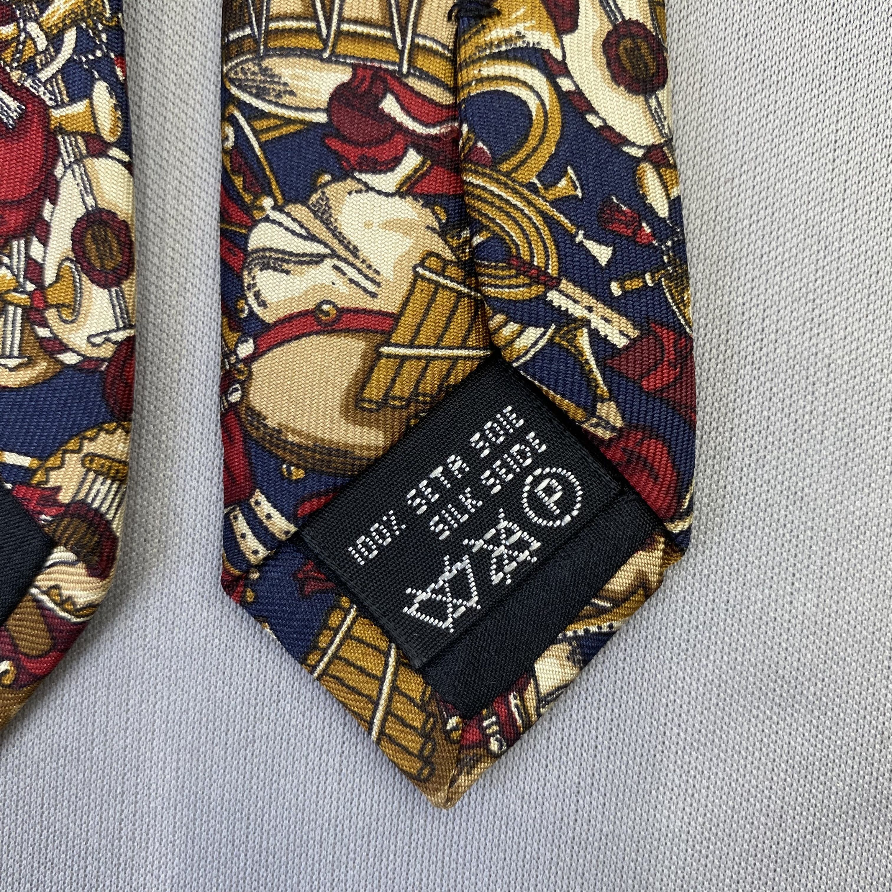 Alfred Dunhill Vintage Alfred Dunhill SILK Necktie Cravate Pure Silk Size ONE SIZE - 8 Thumbnail