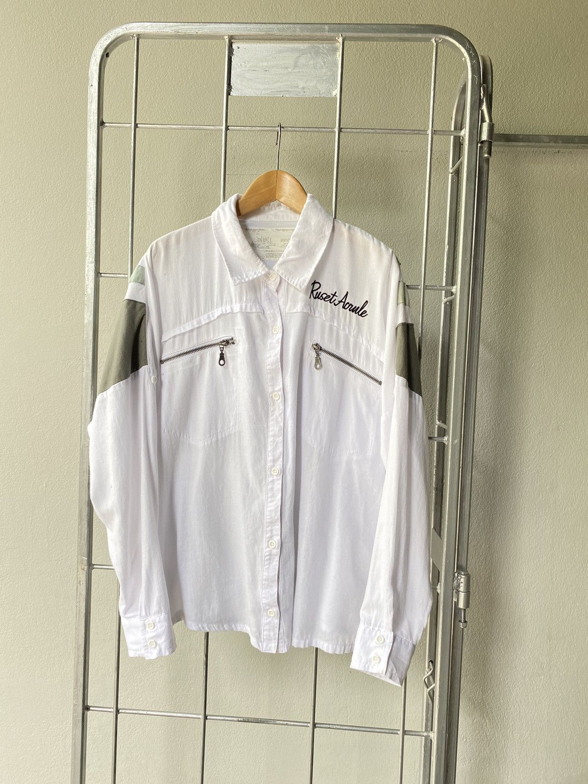 Designer × Japanese Brand Maison Gilfy punk Union Jack patch shirt Size L / US 10 / IT 46 - 18 Thumbnail