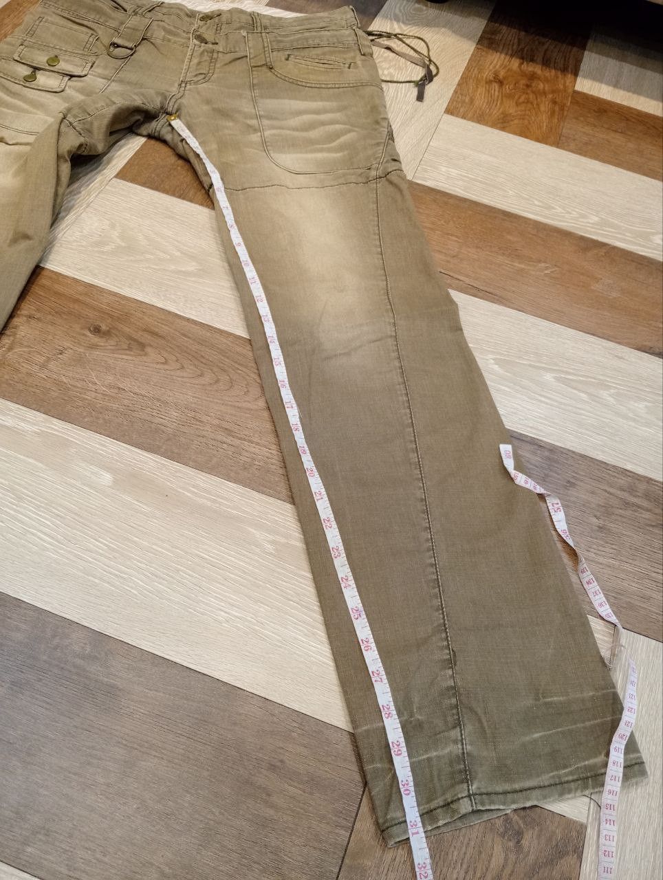 PPFM VINTAGE PPFM JAPAN DOUBLE WAIST CARGO-STYLE DENIM PANTS Size US 32 / EU 48 - 16 Thumbnail