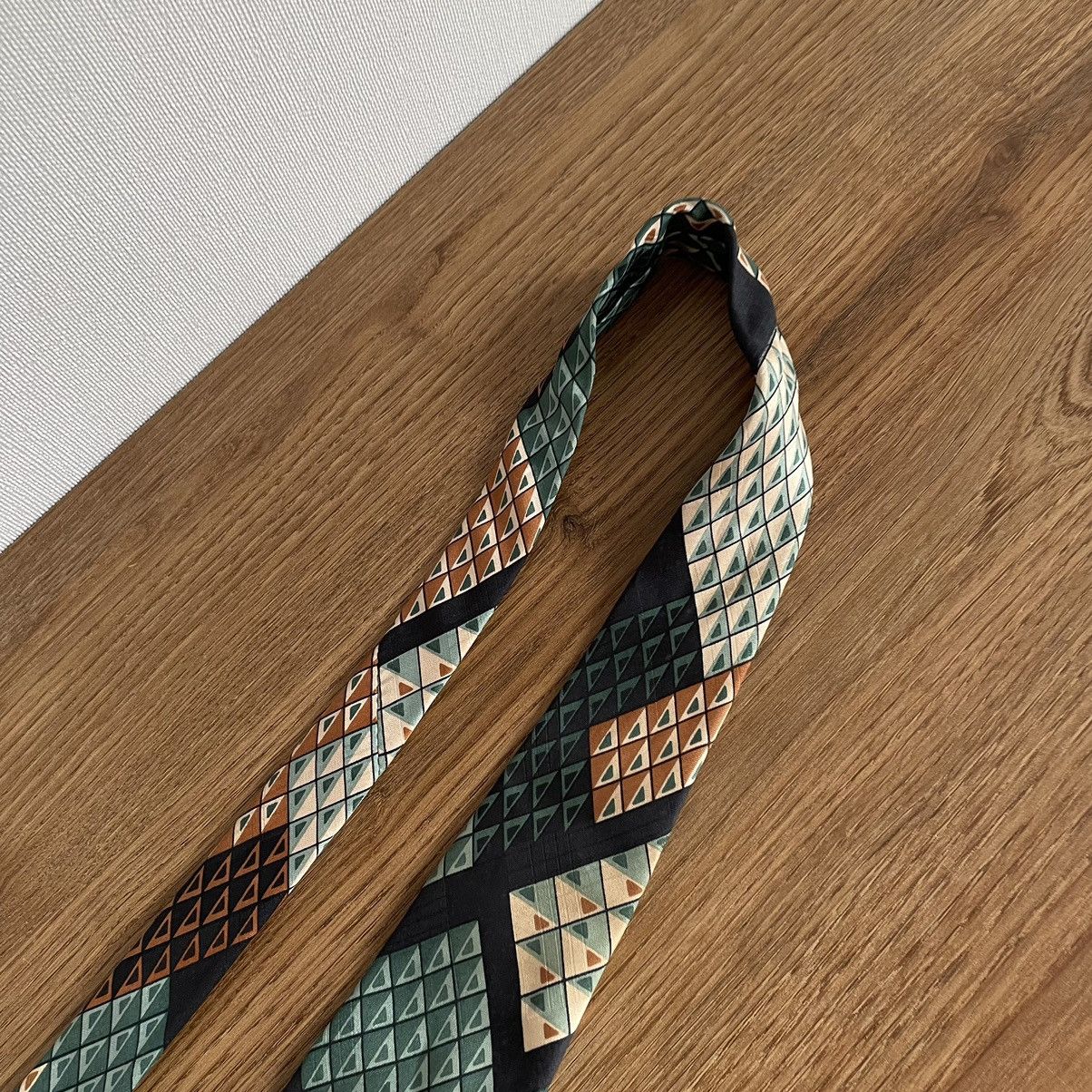 Lanvin Vintage Lanvin Paris Tie Silk Old Money 90s Style USA Size ONE SIZE - 3 Thumbnail