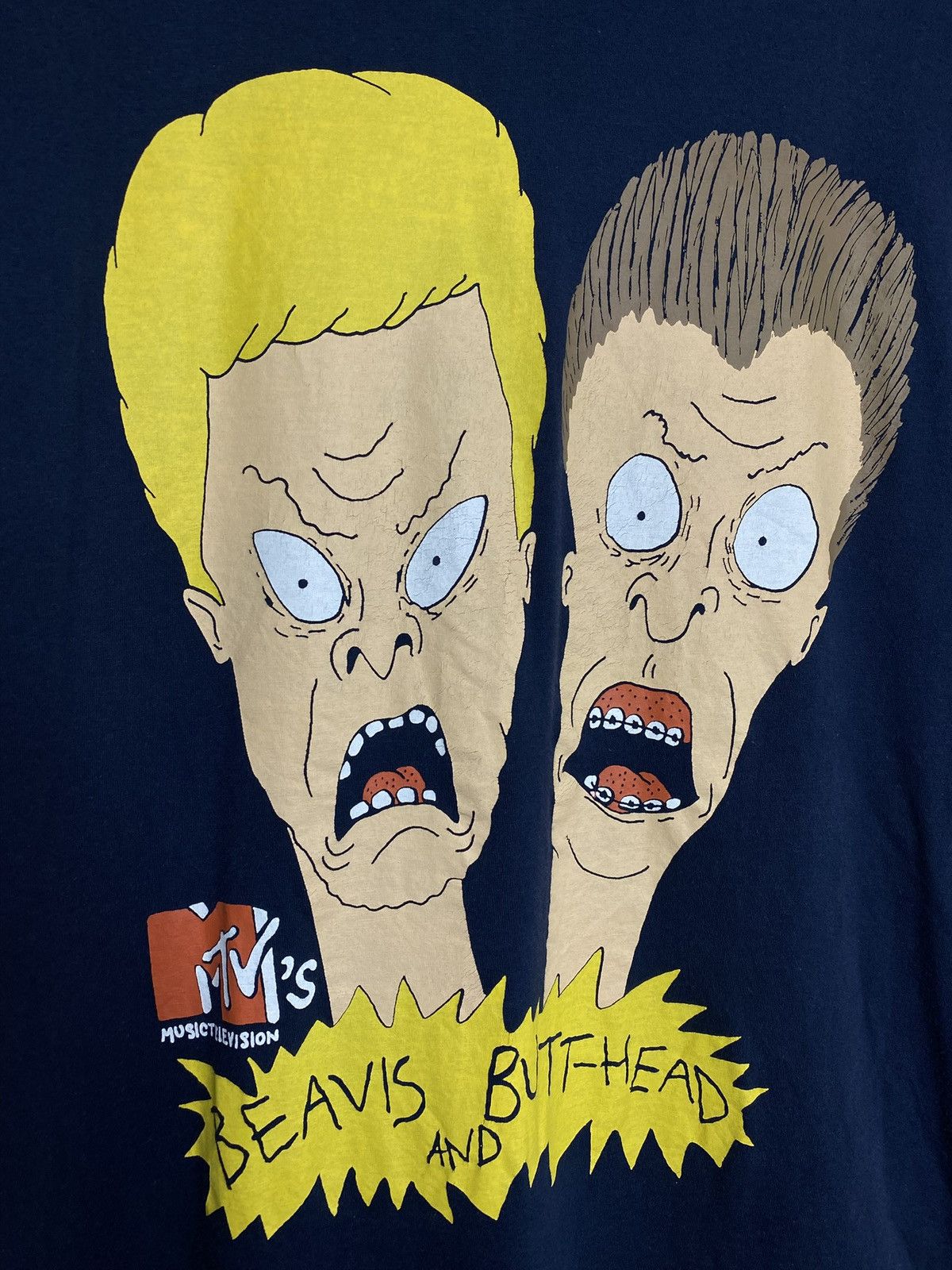 Vintage Vintage 90’s Beavis & Butthead T-Shirt Vtg Mtv Tee Medium Size US M / EU 48-50 / 2 - 2 Thumbnail