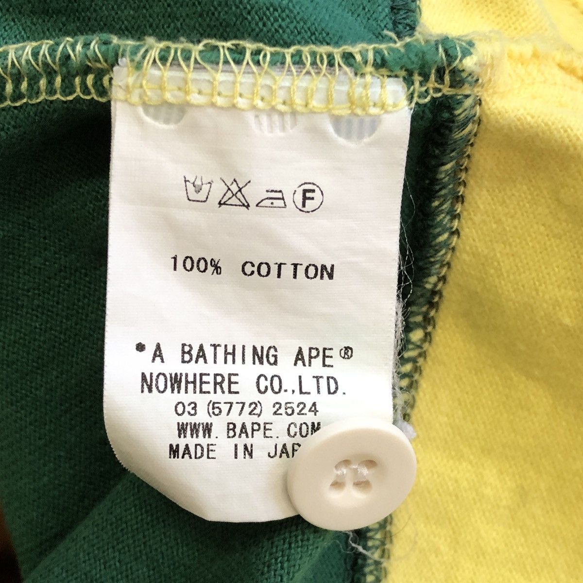 Bape Bape Striped Polo Shirts Size US M / EU 48-50 / 2 - 7 Thumbnail