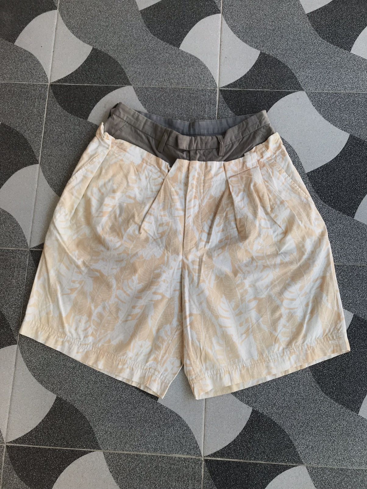 Japanese Brand × Kolor × Sacai Kolor Beacon SS14 Shorts Size US 30 / EU 46 - 1 Thumbnail
