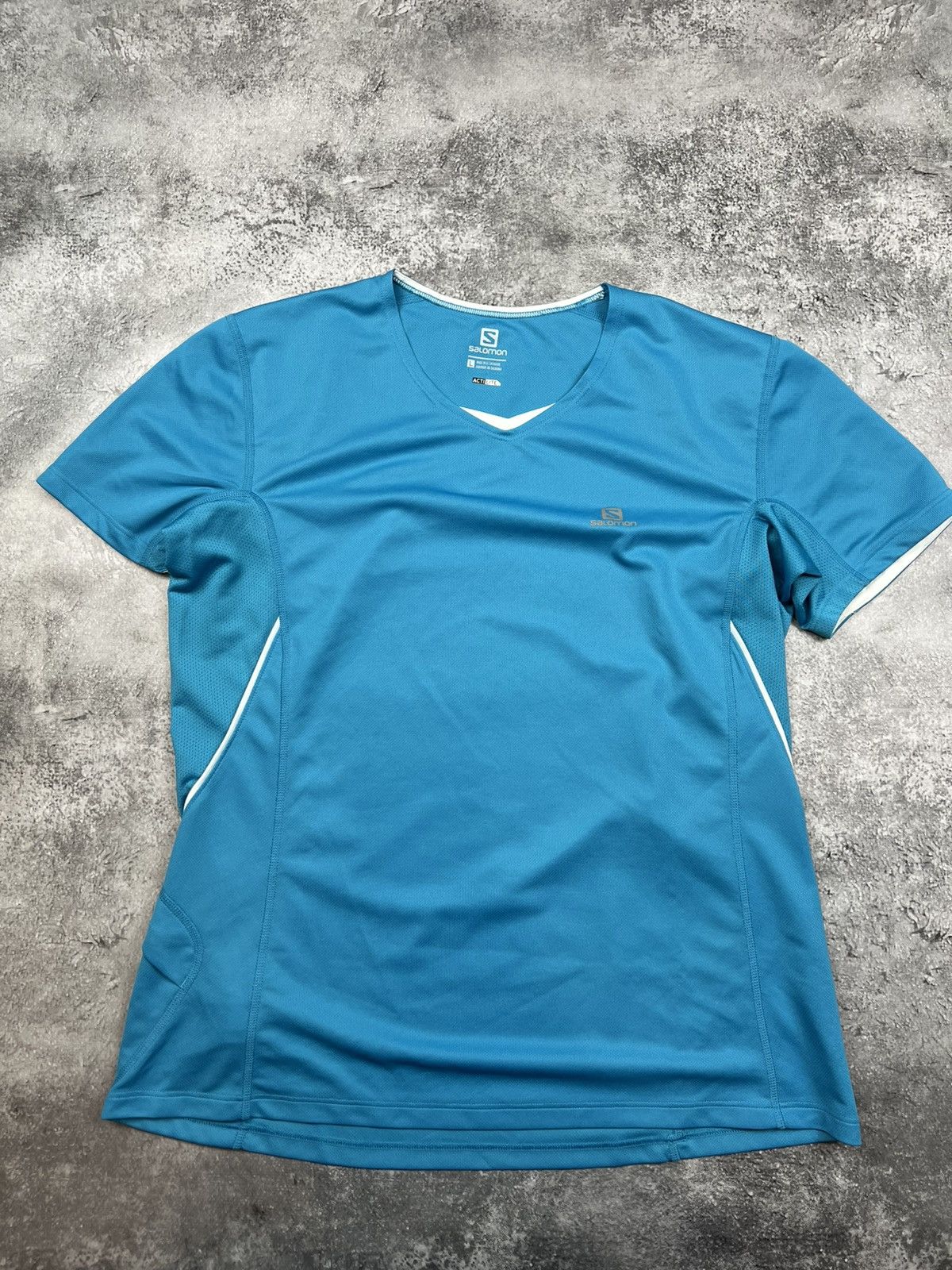 Salomon Salomon Blue T Shirt Tee Womens Size L / US 10 / IT 46 - 1 Thumbnail