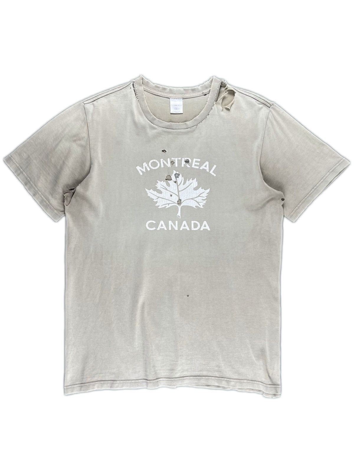 image of Number N Ine x Takahiromiyashita The Soloist Ss01 Number (N)Ine Montreal Canada Leaf Tshirt Thrashe