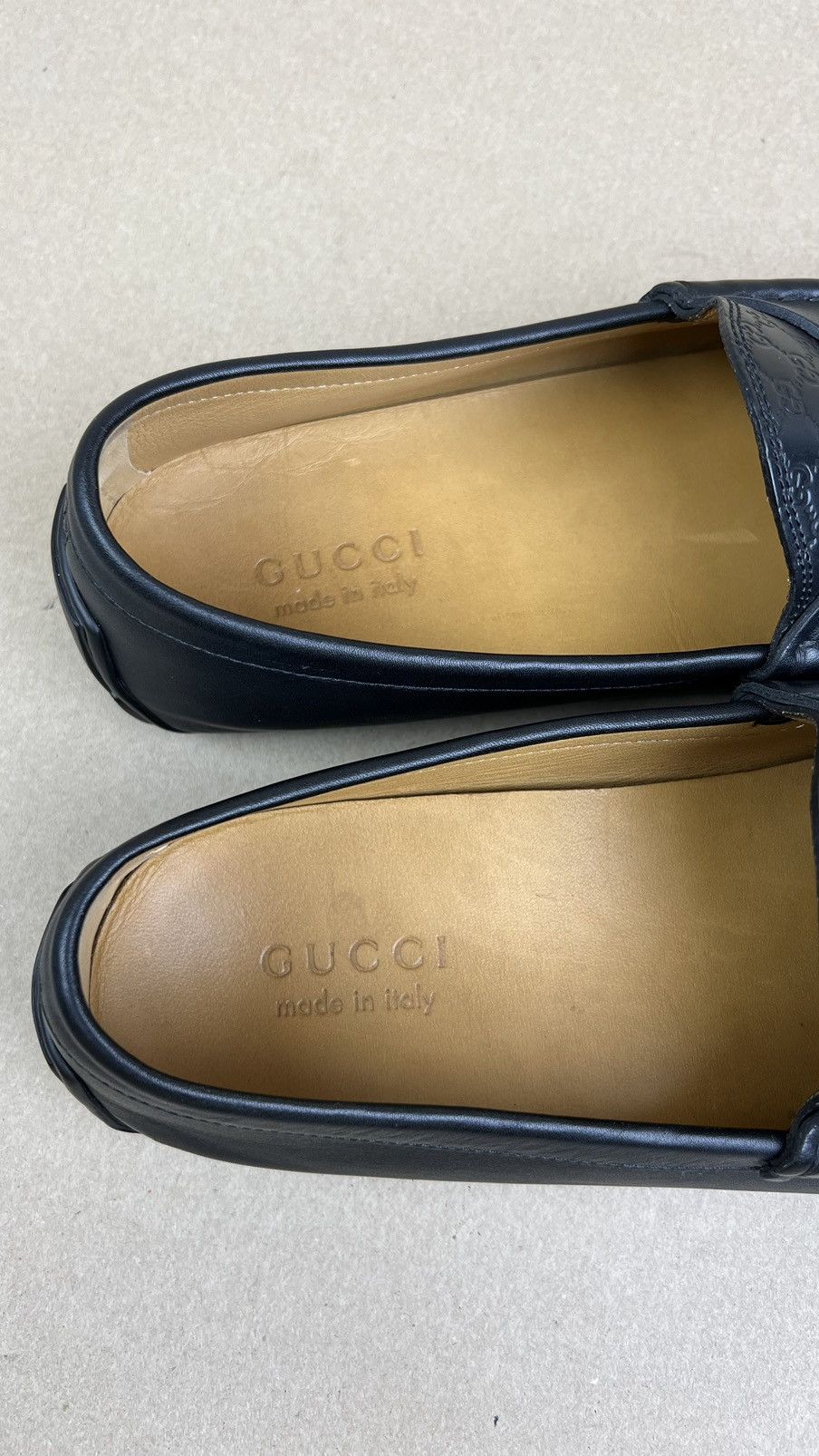 Gucci GUCCI Loafers Leather Moccasins Drivers Shoes GG Monogram Size US 10 / EU 43 - 16 Thumbnail