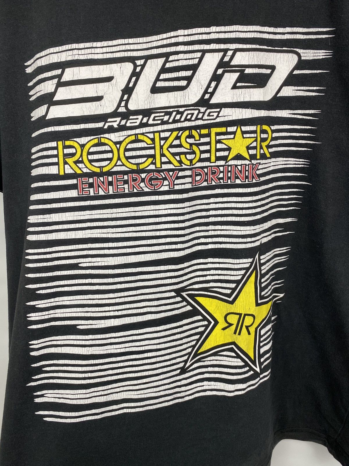 Rockstar Energy 🇺🇸 Vintage Y2K Bud Racing Rockstar Energy Drink T-Shirt Rare Size US M / EU 48-50 / 2 - 4 Thumbnail